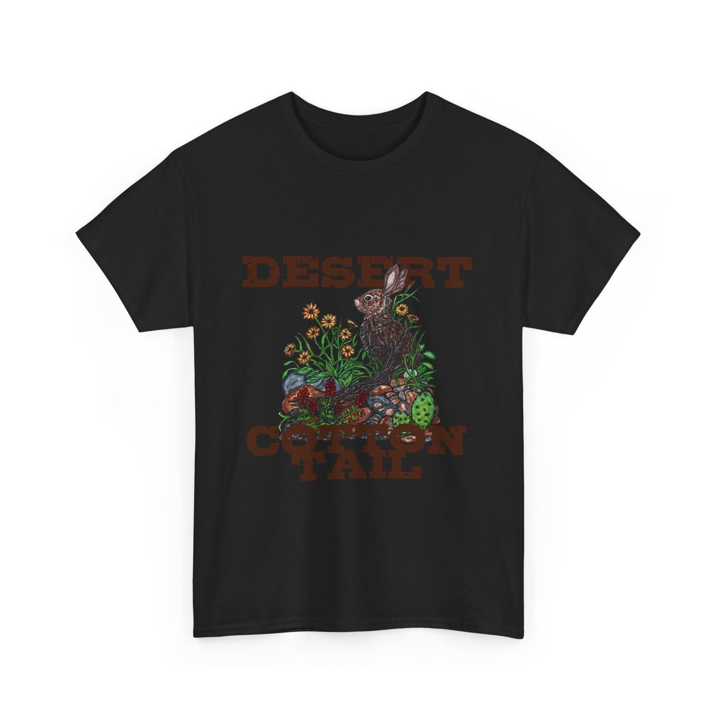 Desert Cottontail Unisex Heavy Cotton Tee