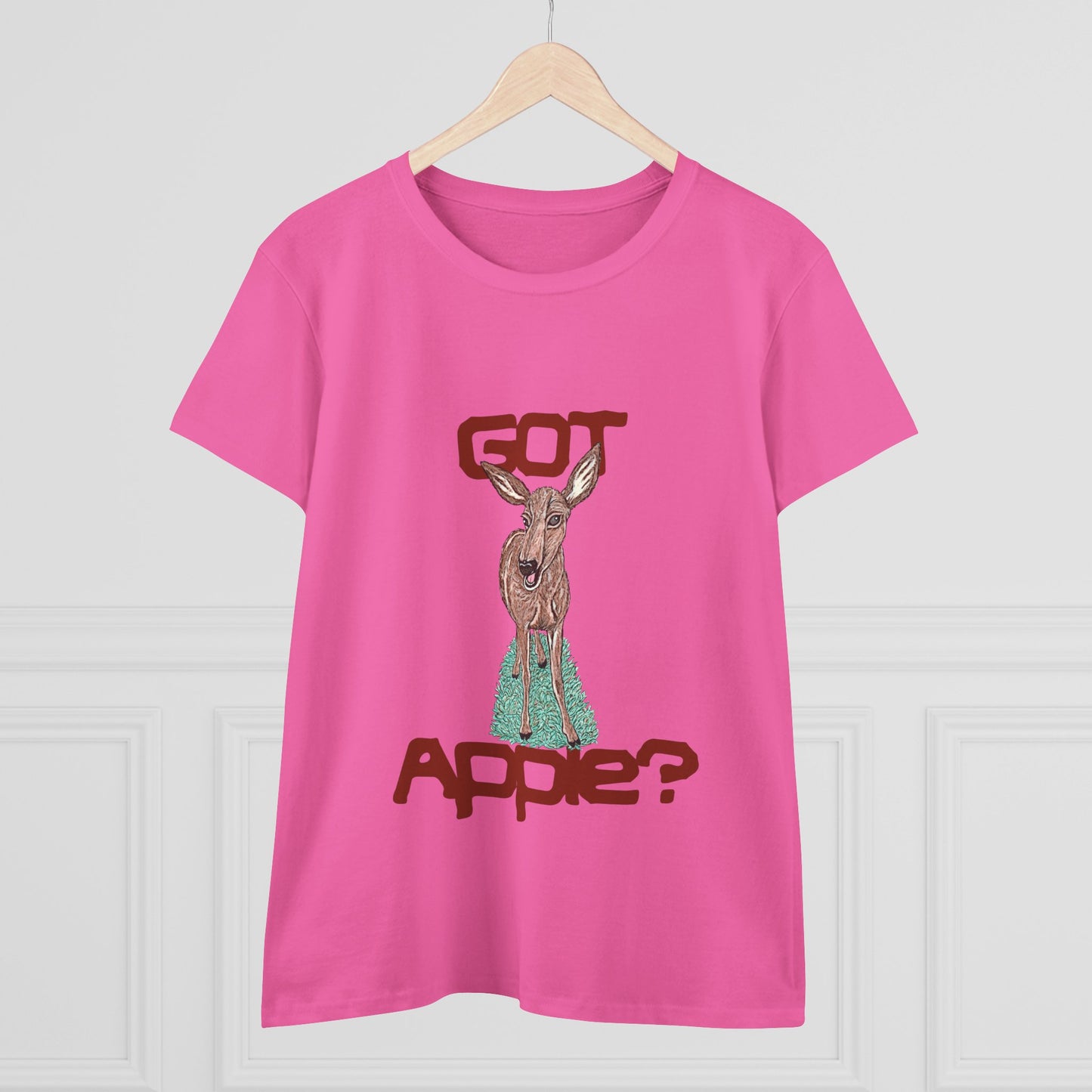 Got Apple? Women's Midweight Cotton Tee