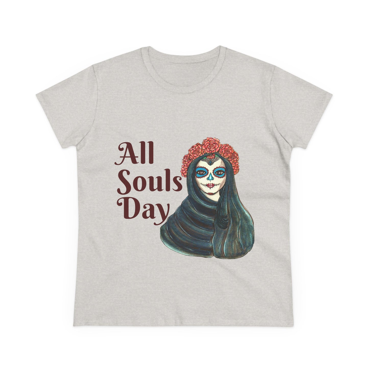 All Souls Day Women's Midweight Cotton Tee