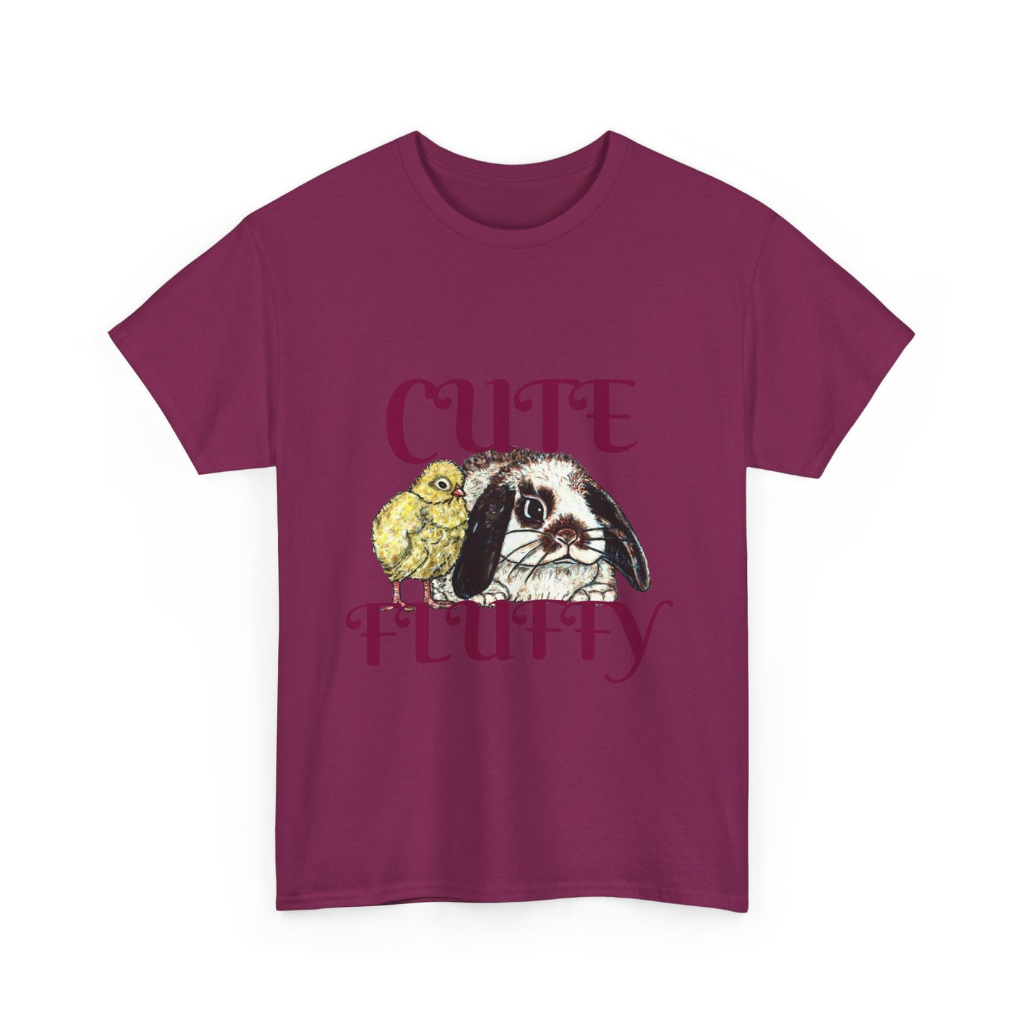 Cute and Fluffy Unisex Heavy Cotton Tee