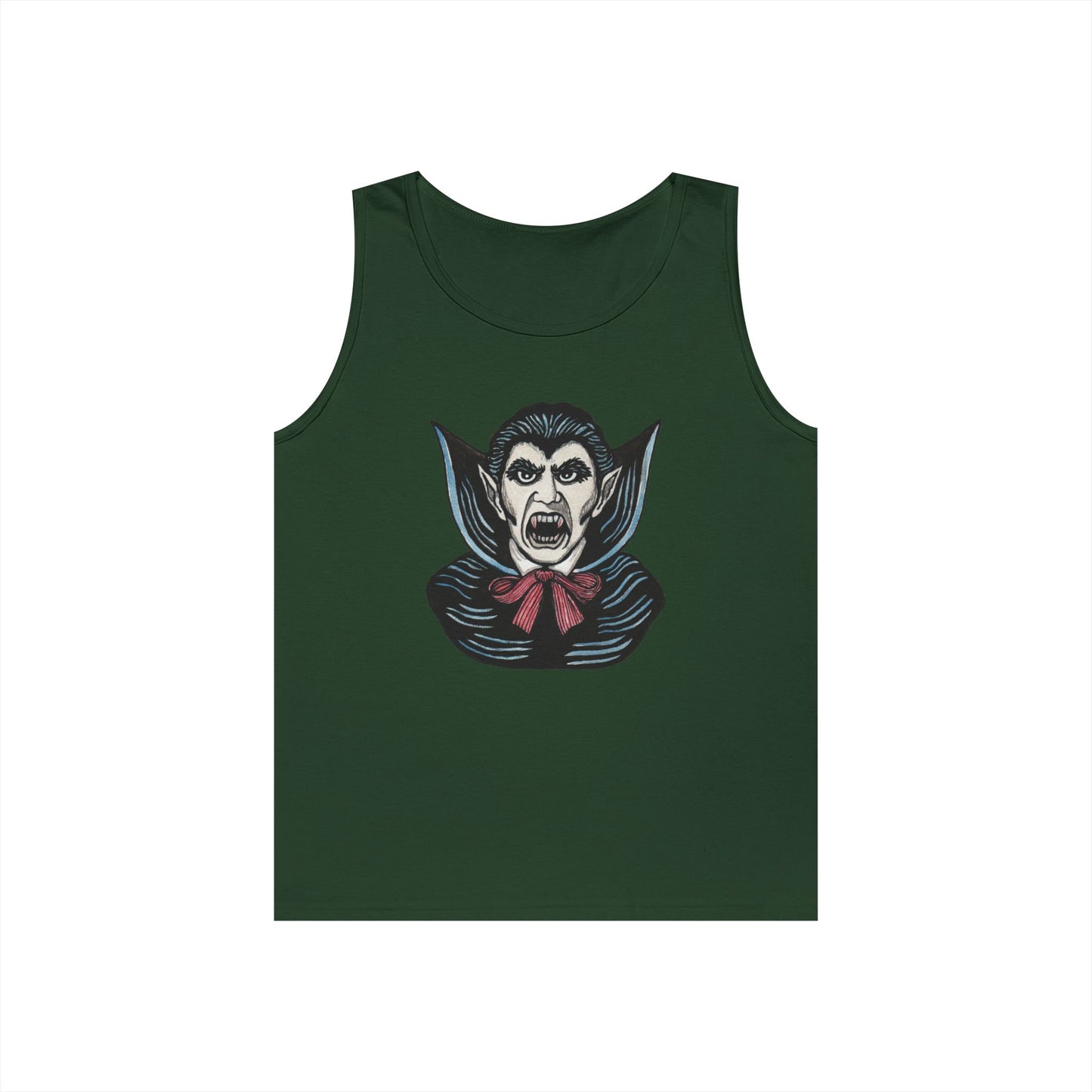 Dracula Unisex Heavy Cotton Tank Top