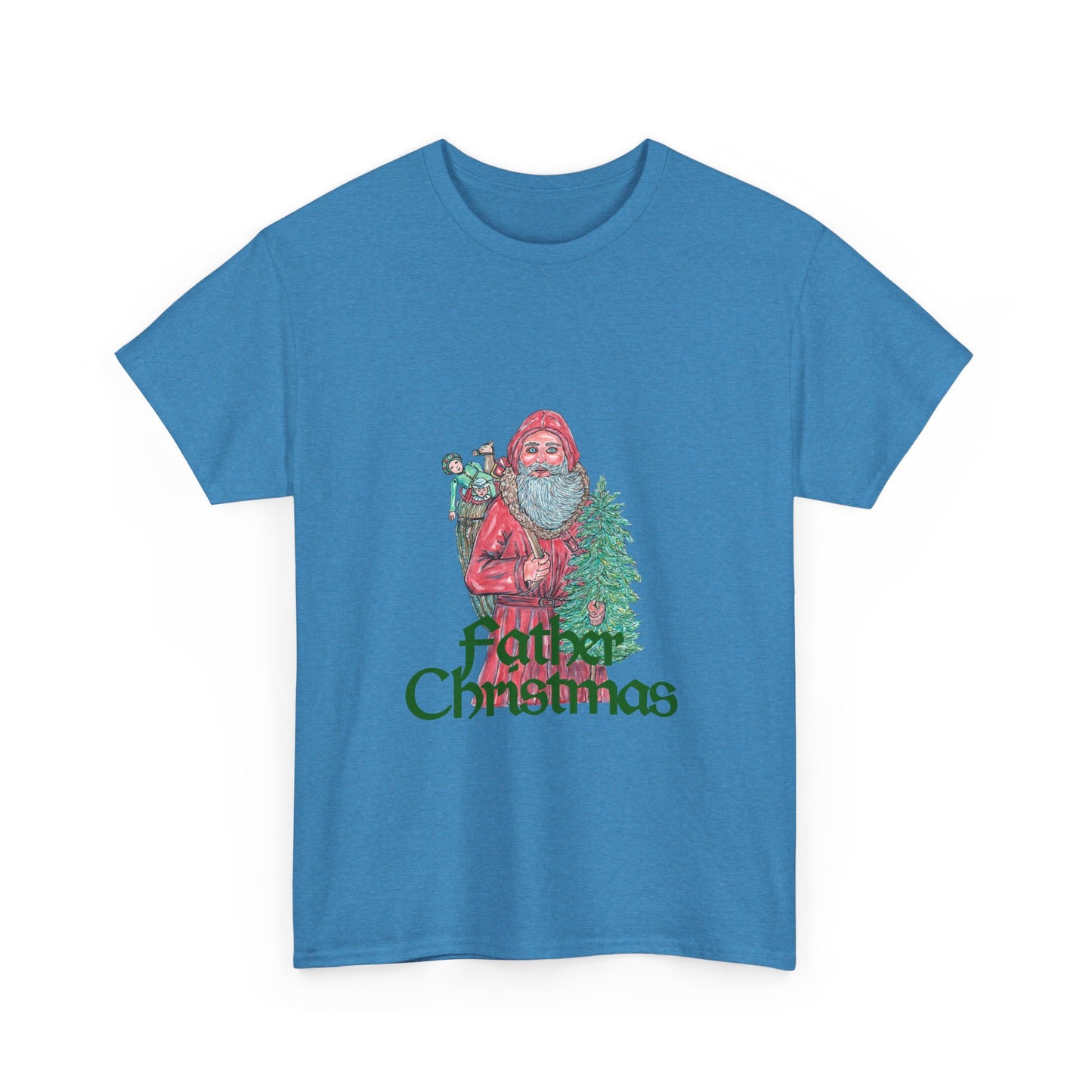 Father Christmas Unisex Heavy Cotton Tee