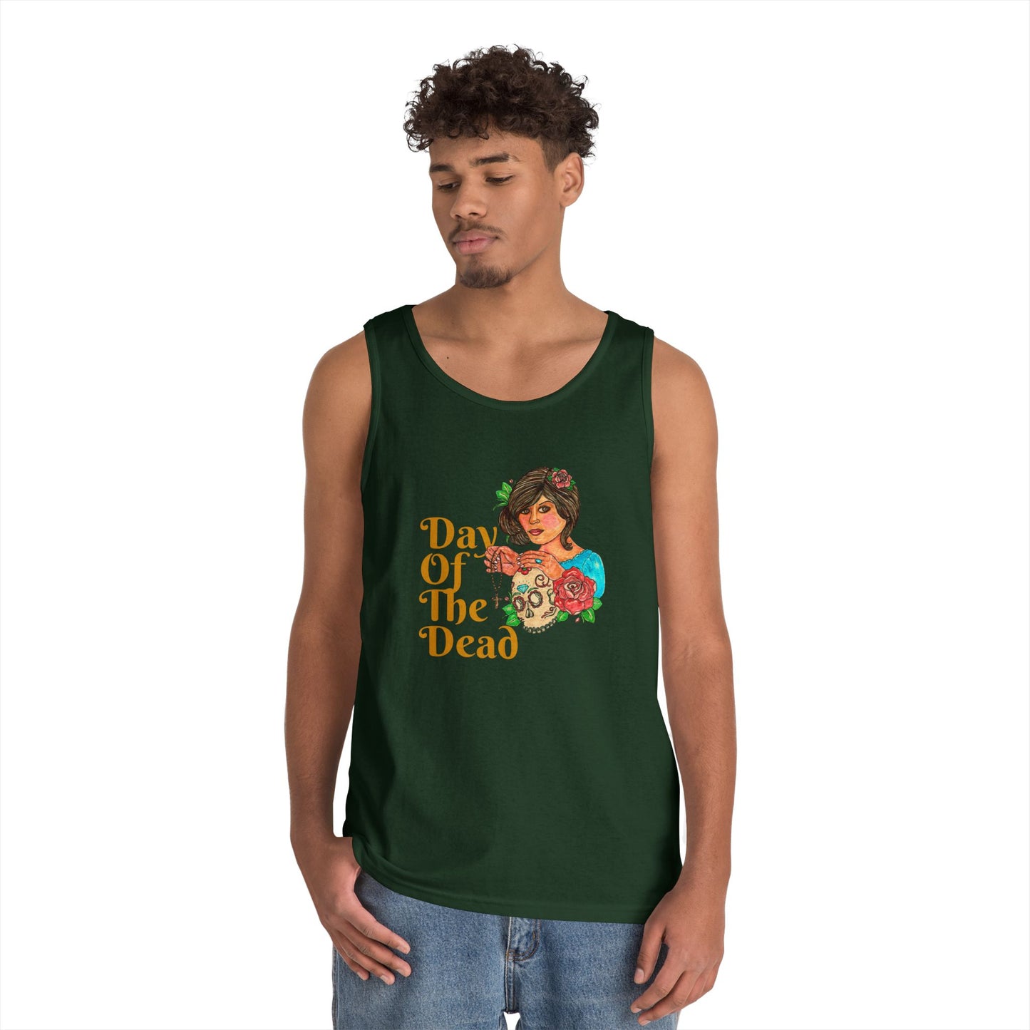 Day of the Dead Unisex Heavy Cotton Tank Top