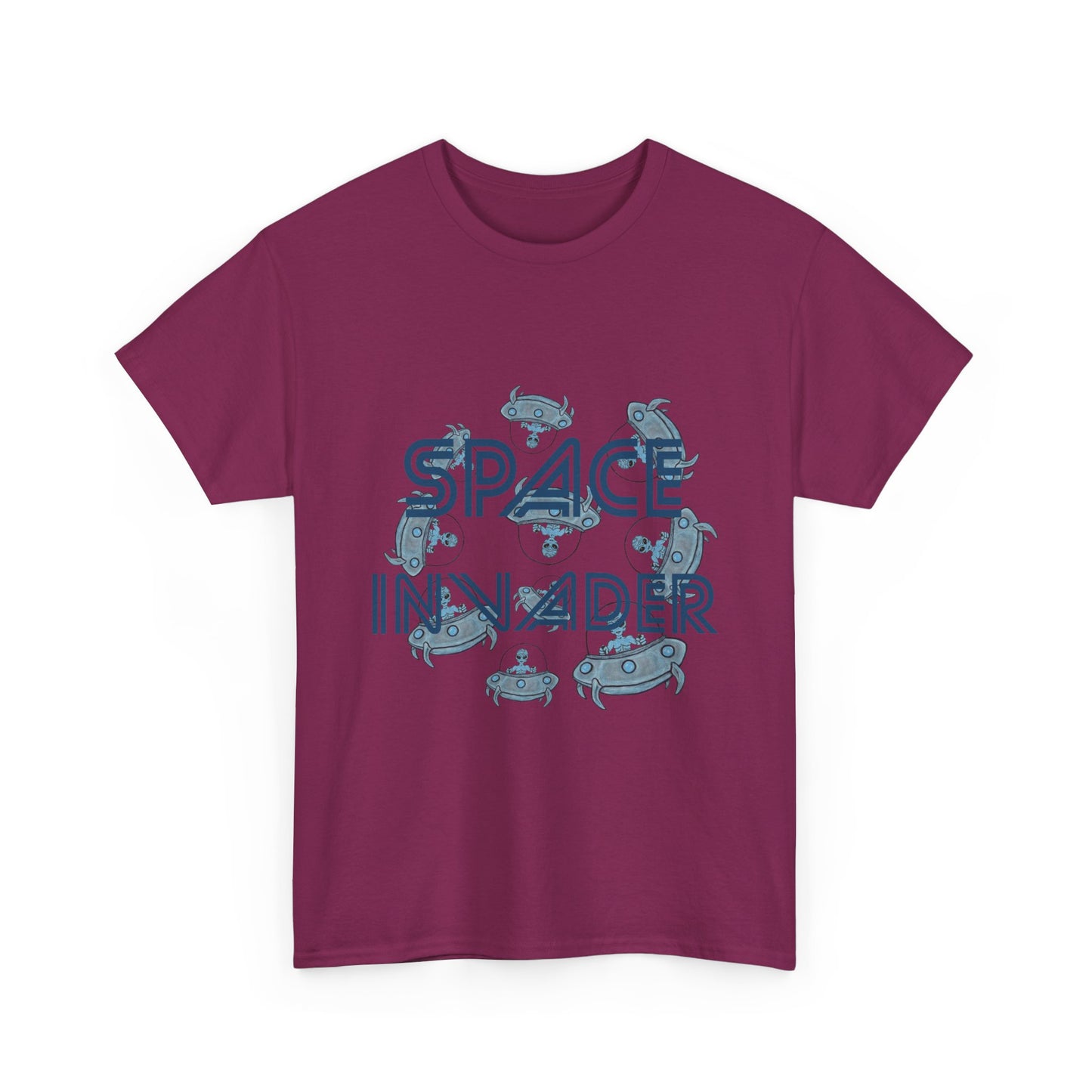 Space Invader Unisex Heavy Cotton Tee
