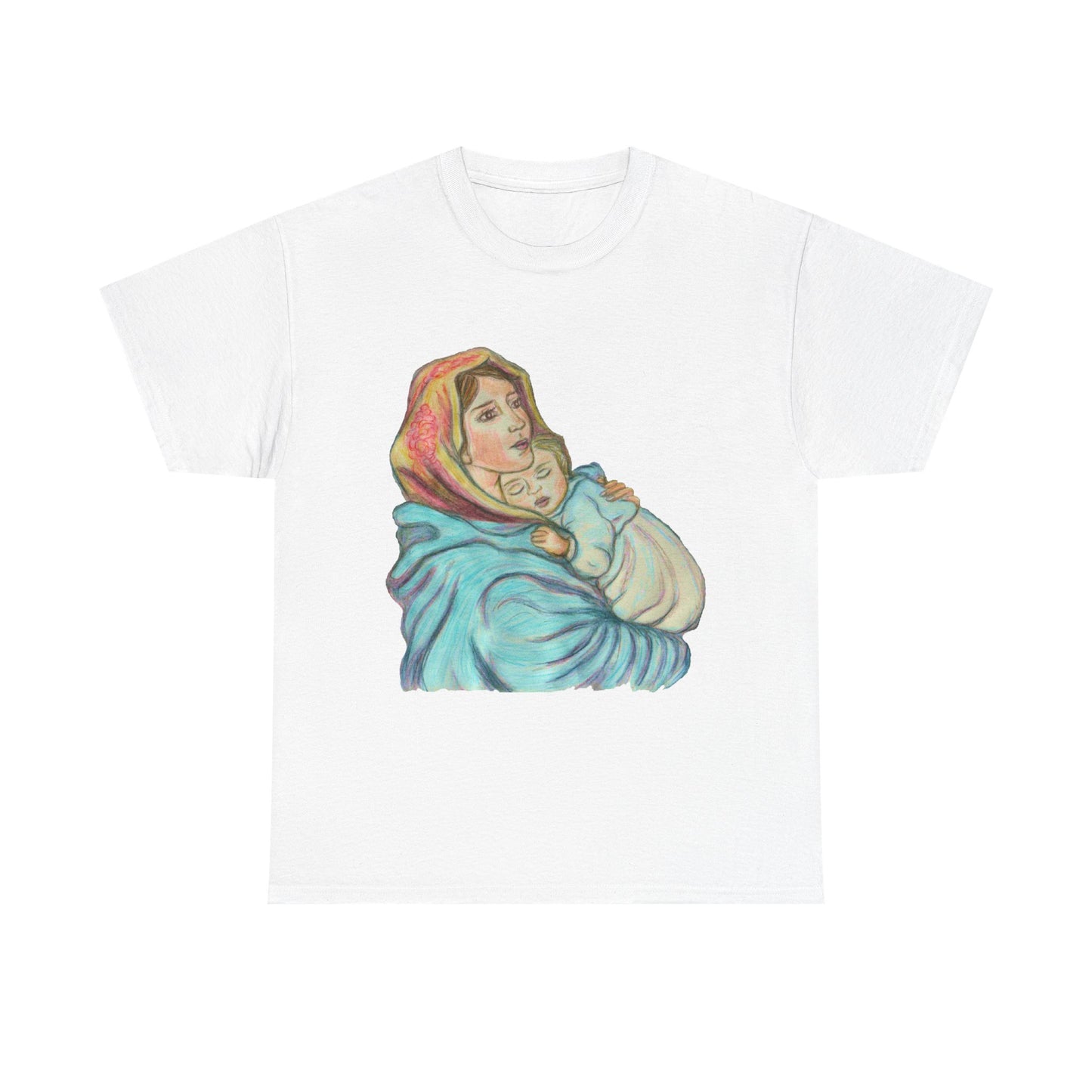 Mother and Child Unisex Heavy Cotton Tee