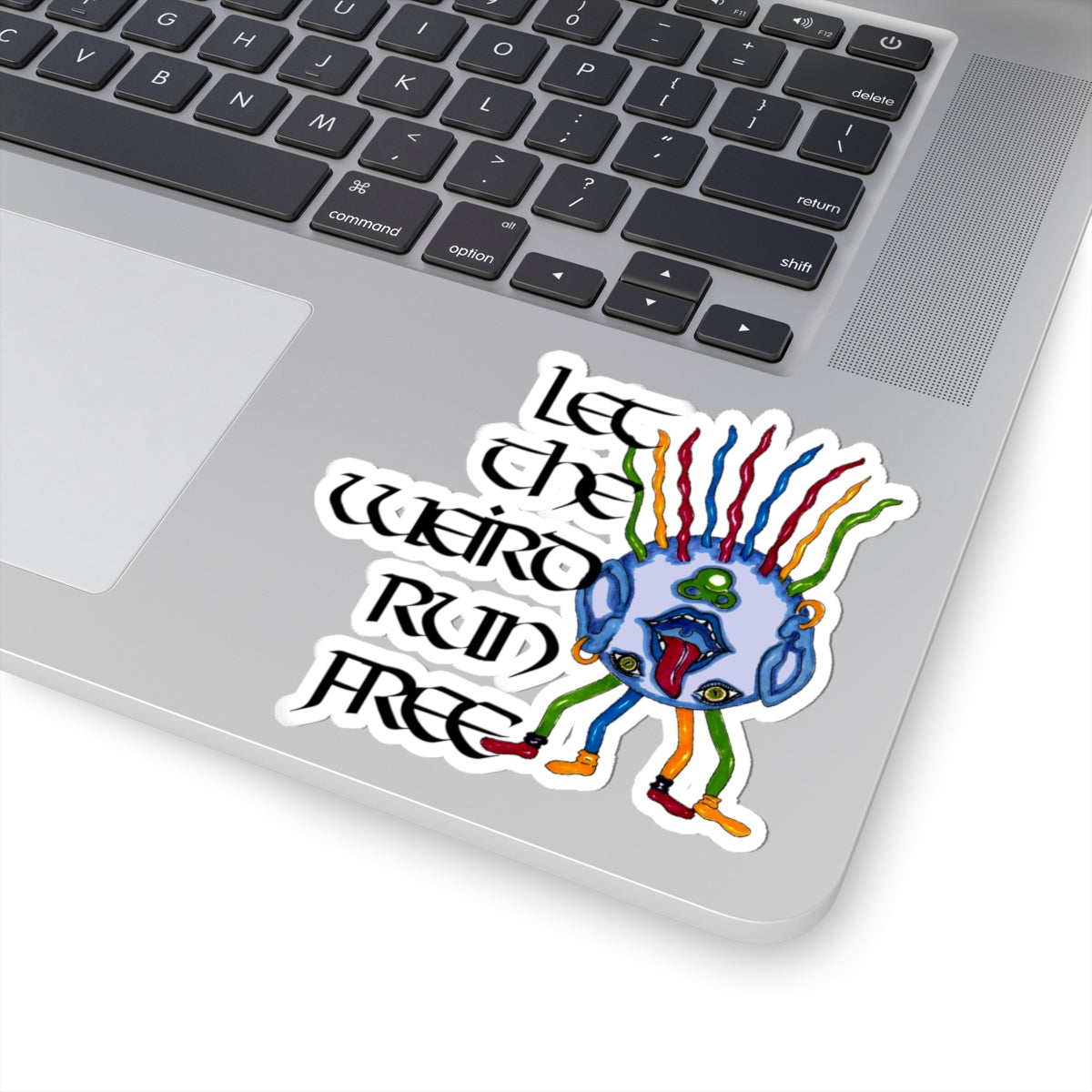 Let the Weird Run Free Kiss-Cut Stickers