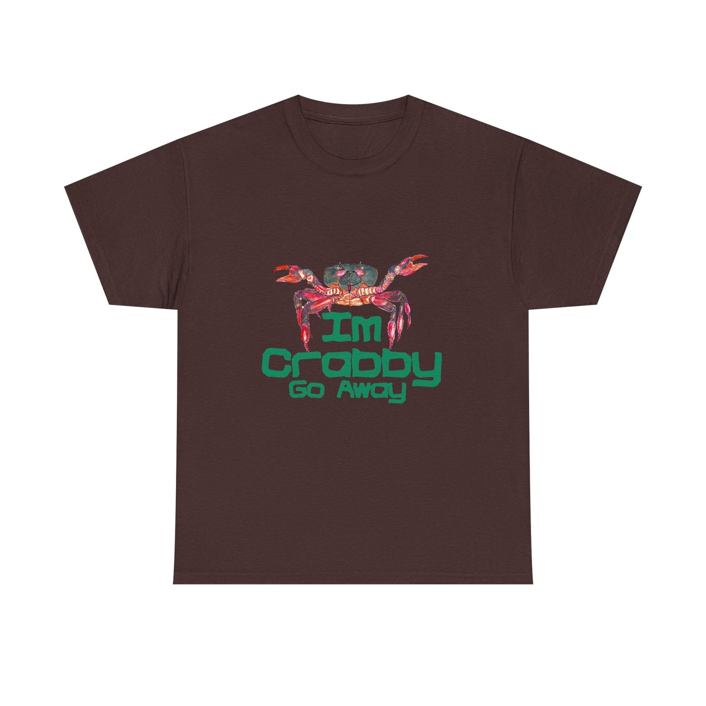 I'm Crabby Go Away Unisex Heavy Cotton Tee