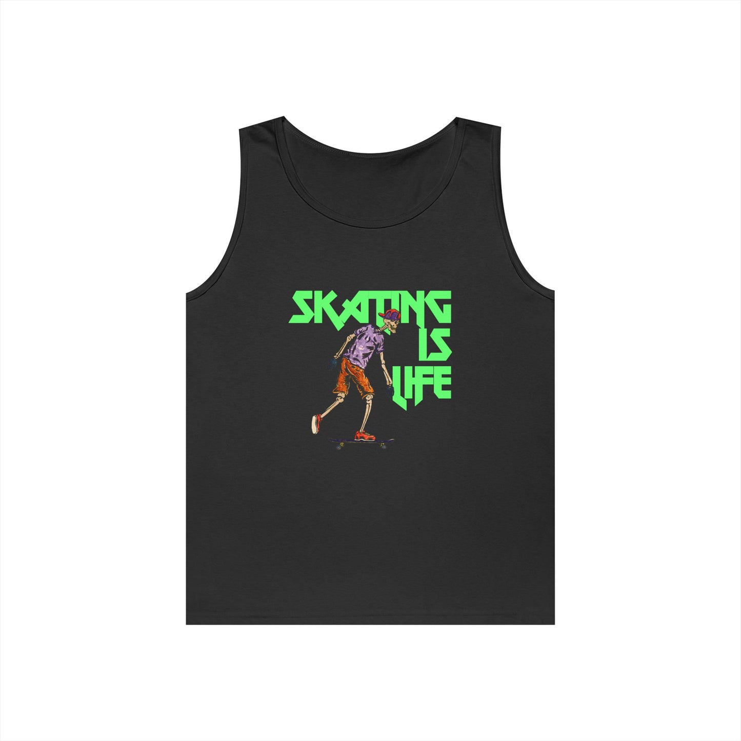 Skating is Life Unisex Heavy Cotton Tank Top