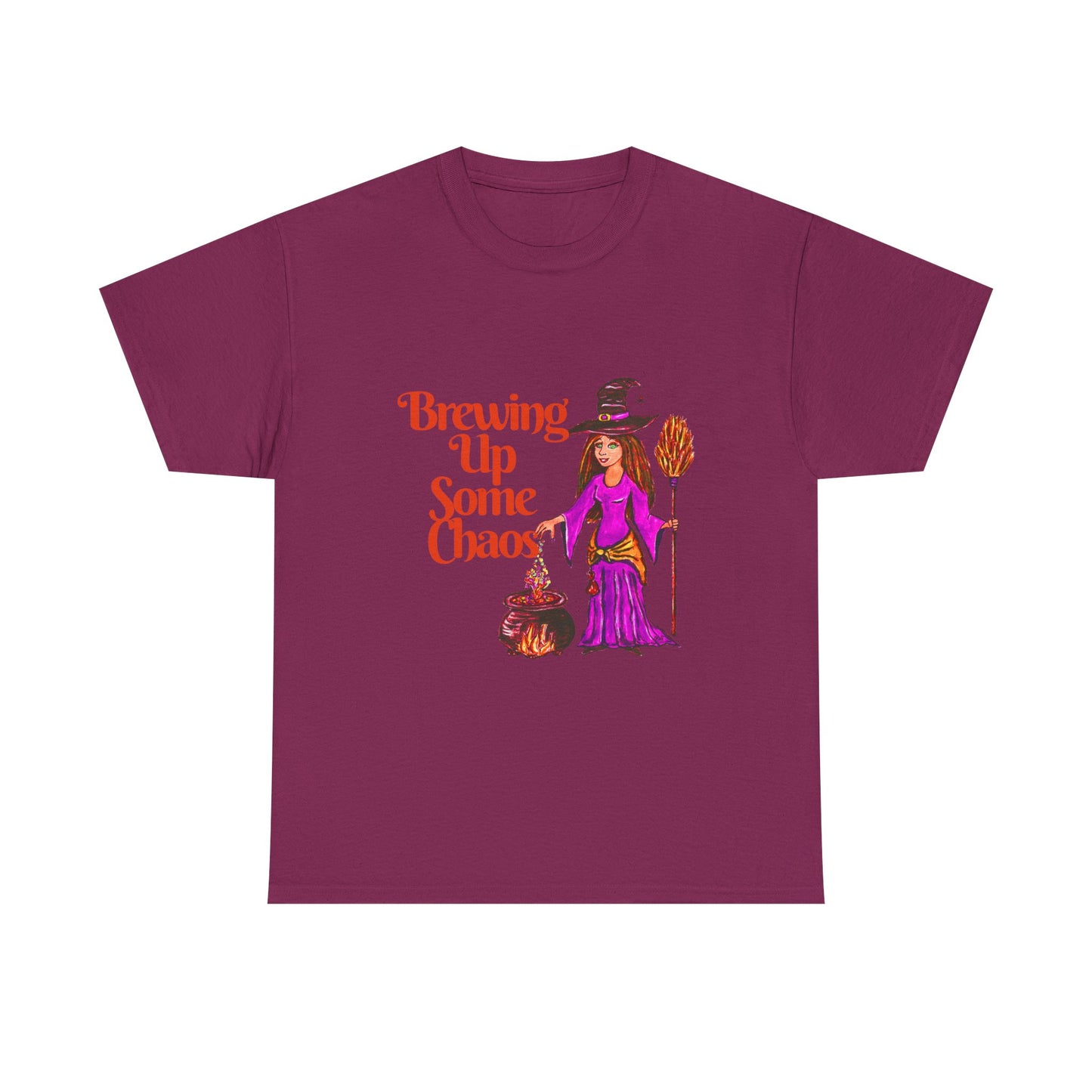 Brewing Up Some Chaos Unisex Heavy Cotton Tee