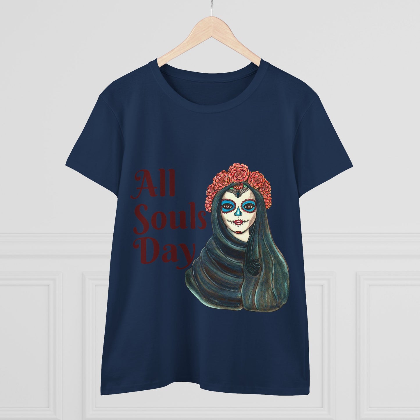 All Souls Day Women's Midweight Cotton Tee