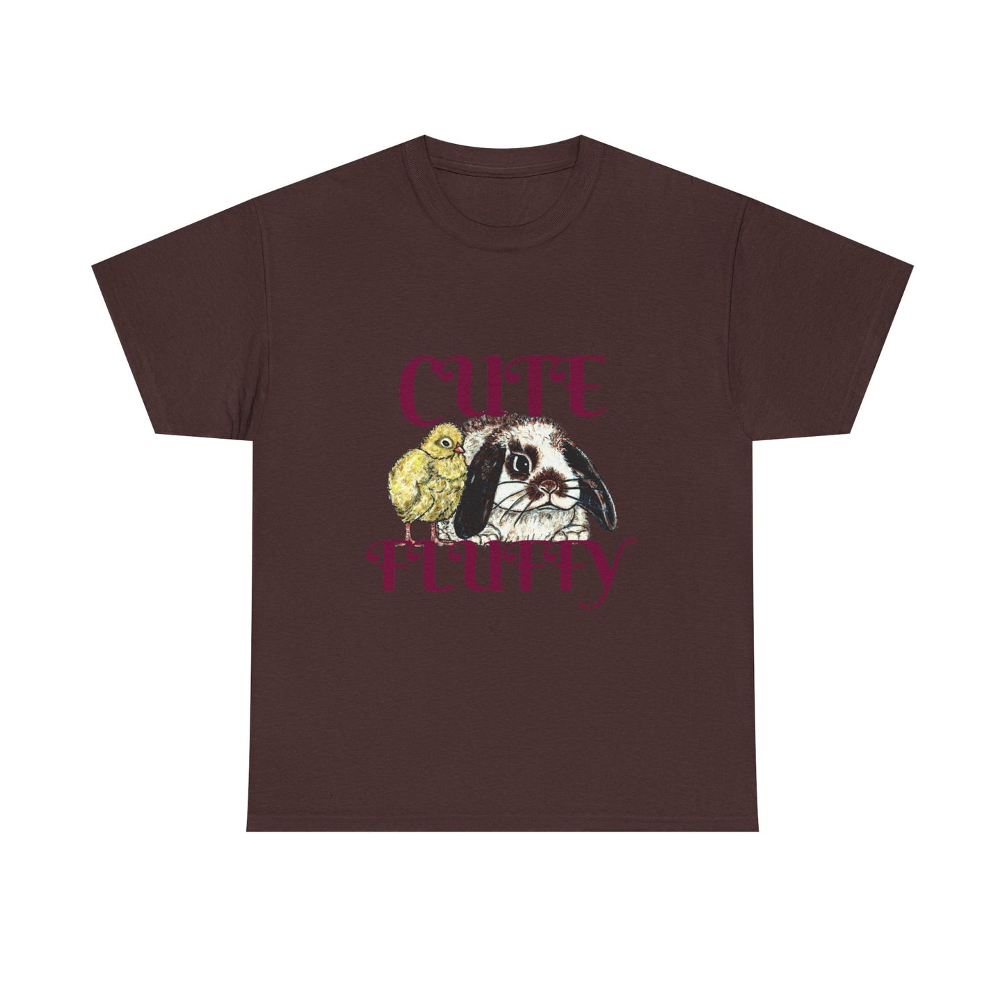 Cute and Fluffy Unisex Heavy Cotton Tee