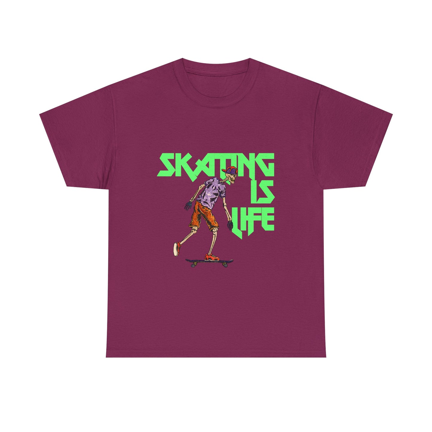 Skating is Life Unisex Heavy Cotton Tee