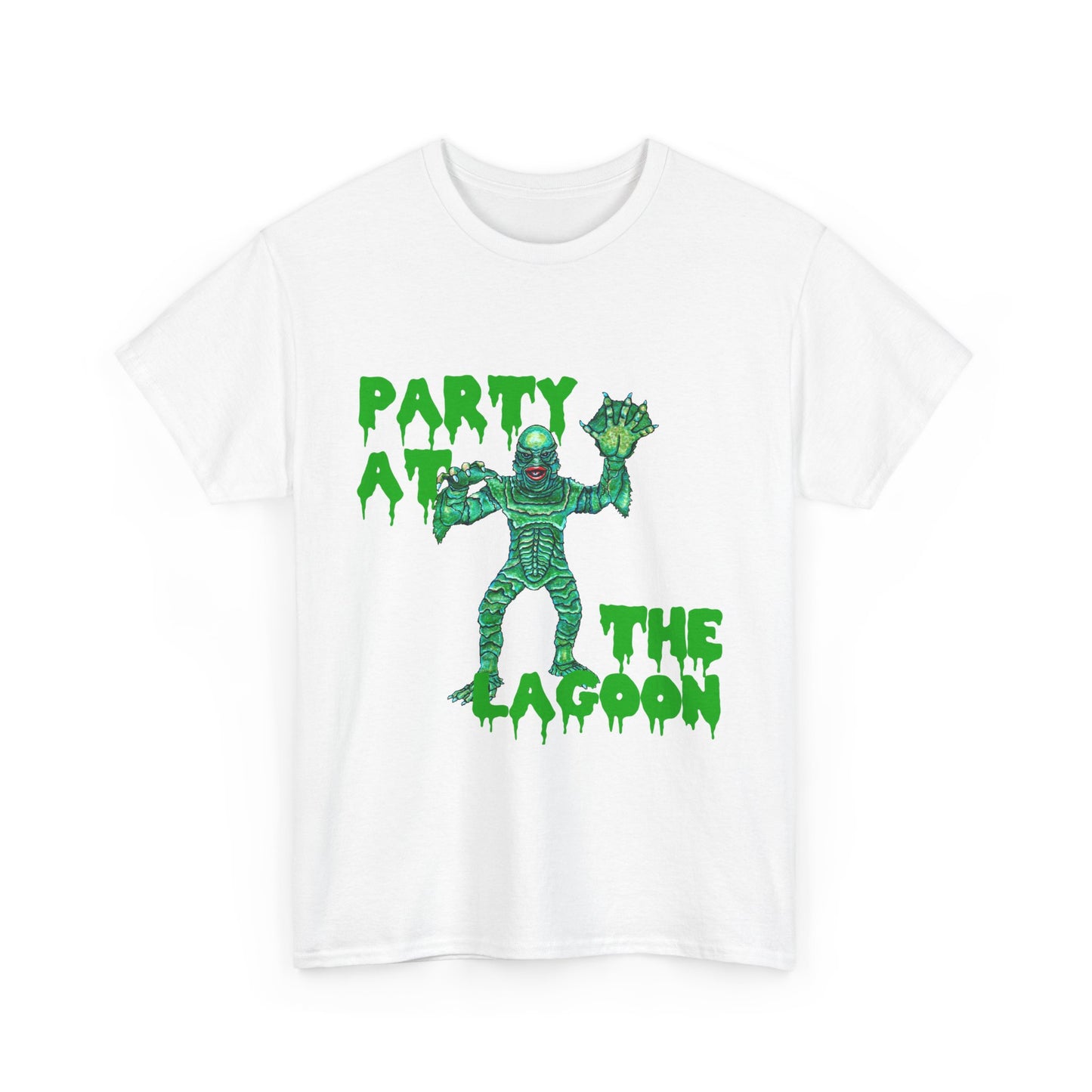 Party at the Lagoon Unisex Heavy Cotton Tee