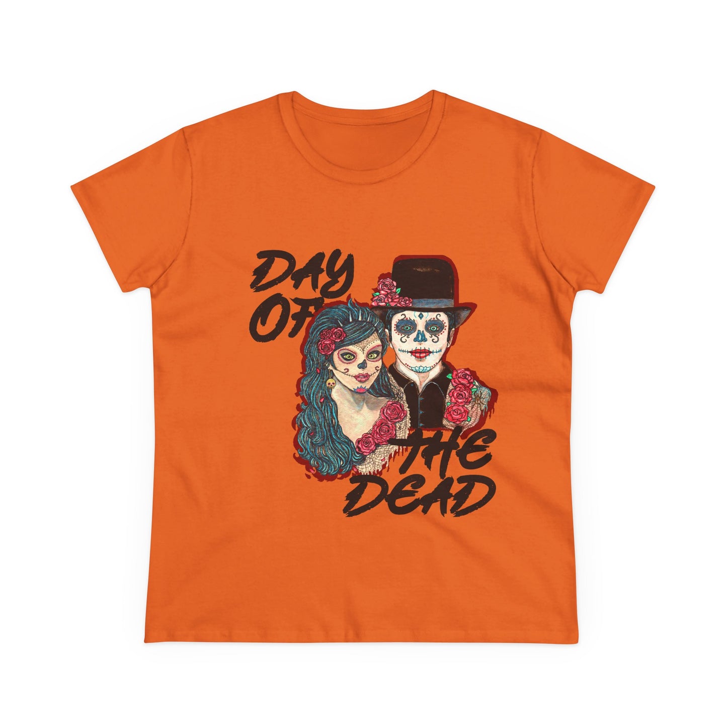 Day of the Dead Women's Midweight Cotton Tee
