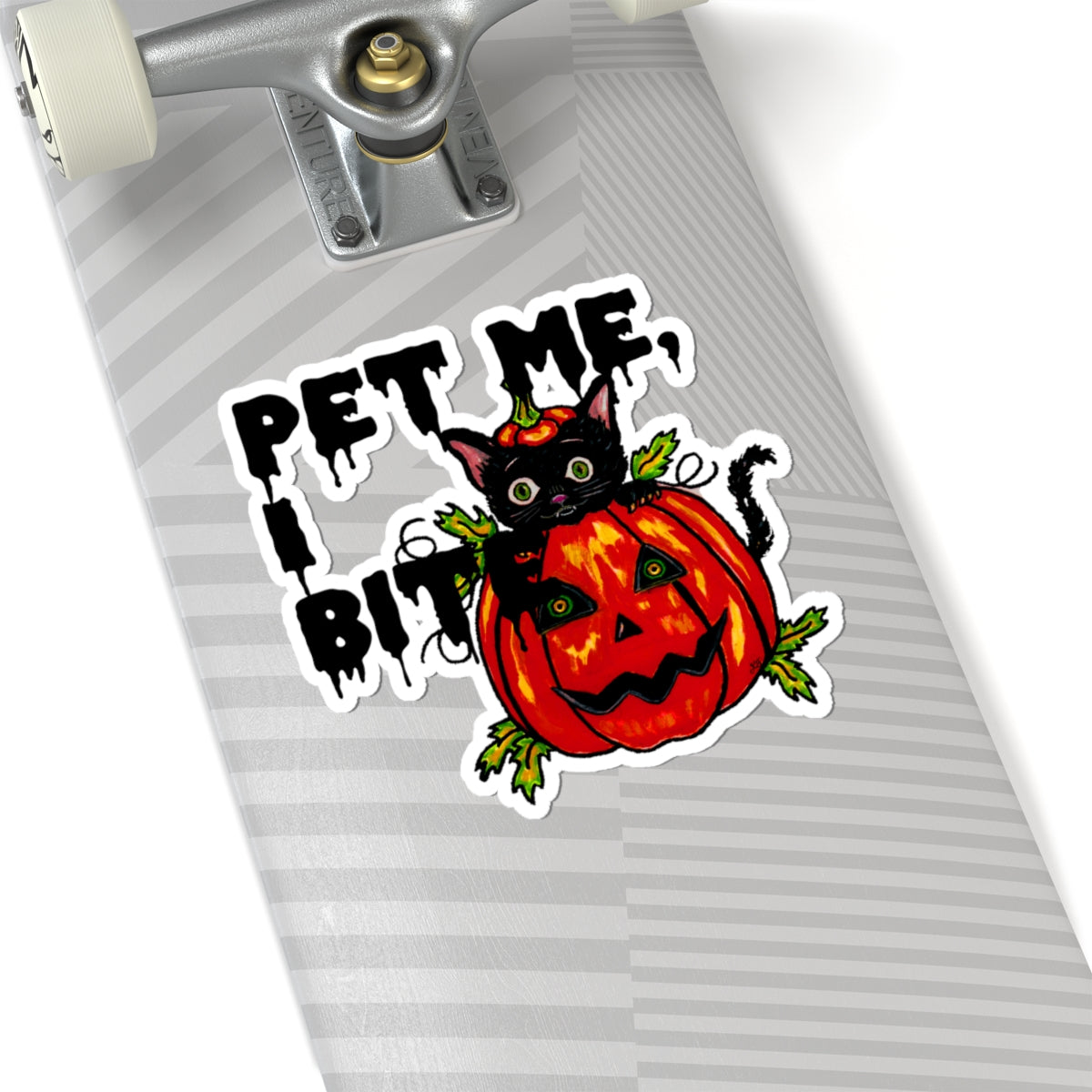 Pet Me I Bite Kiss-Cut Stickers