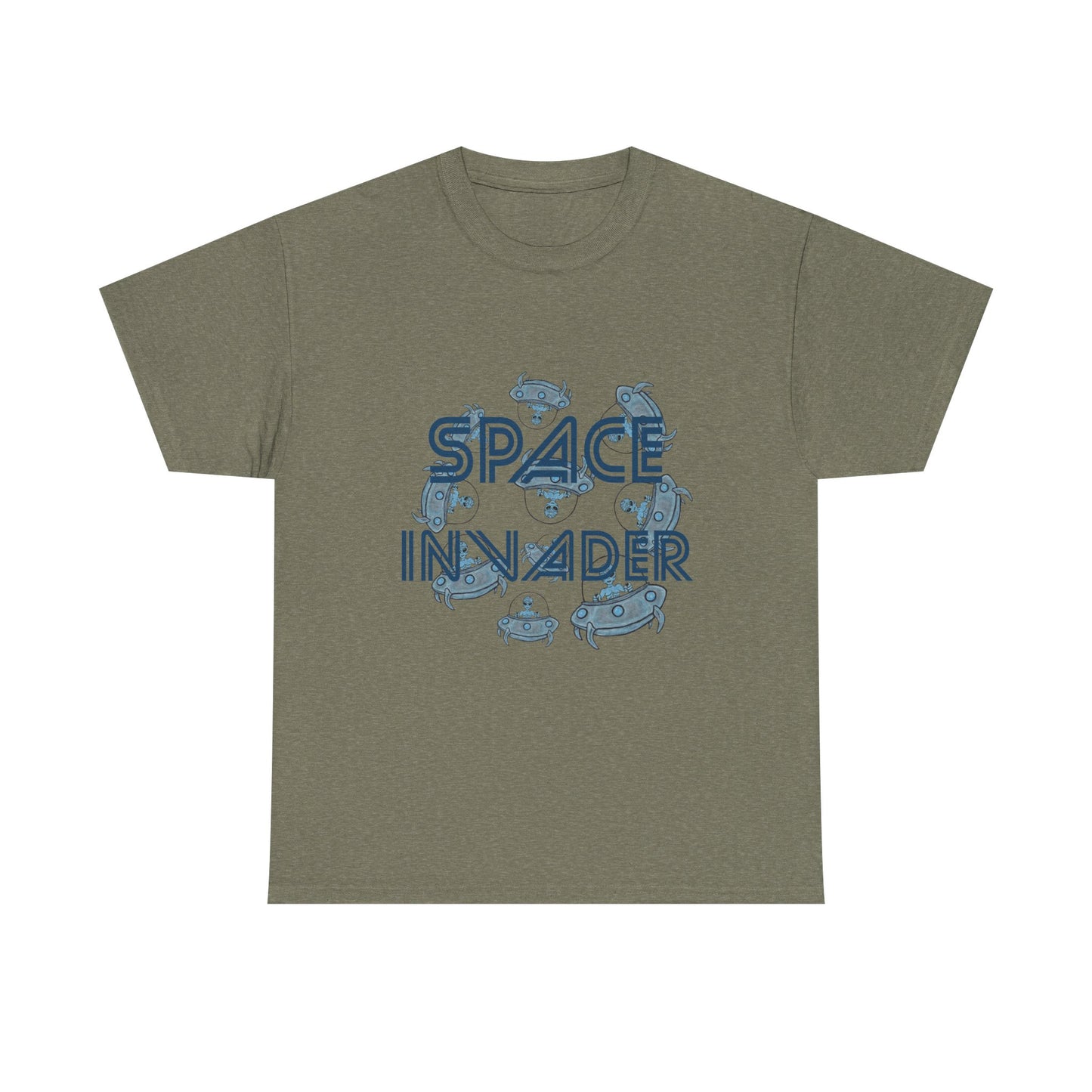 Space Invader Unisex Heavy Cotton Tee