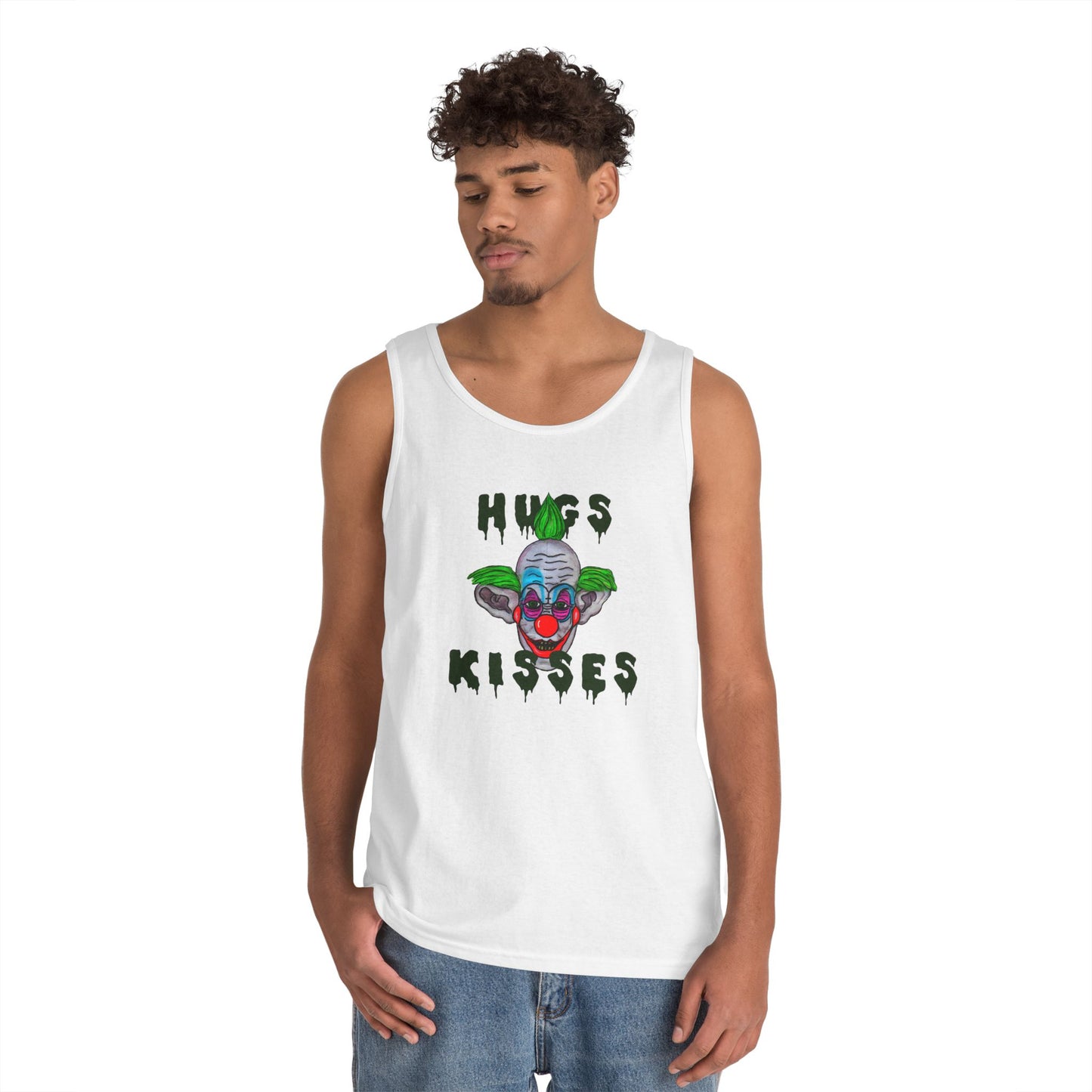 Hugs, Kisses Unisex Heavy Cotton Tank Top