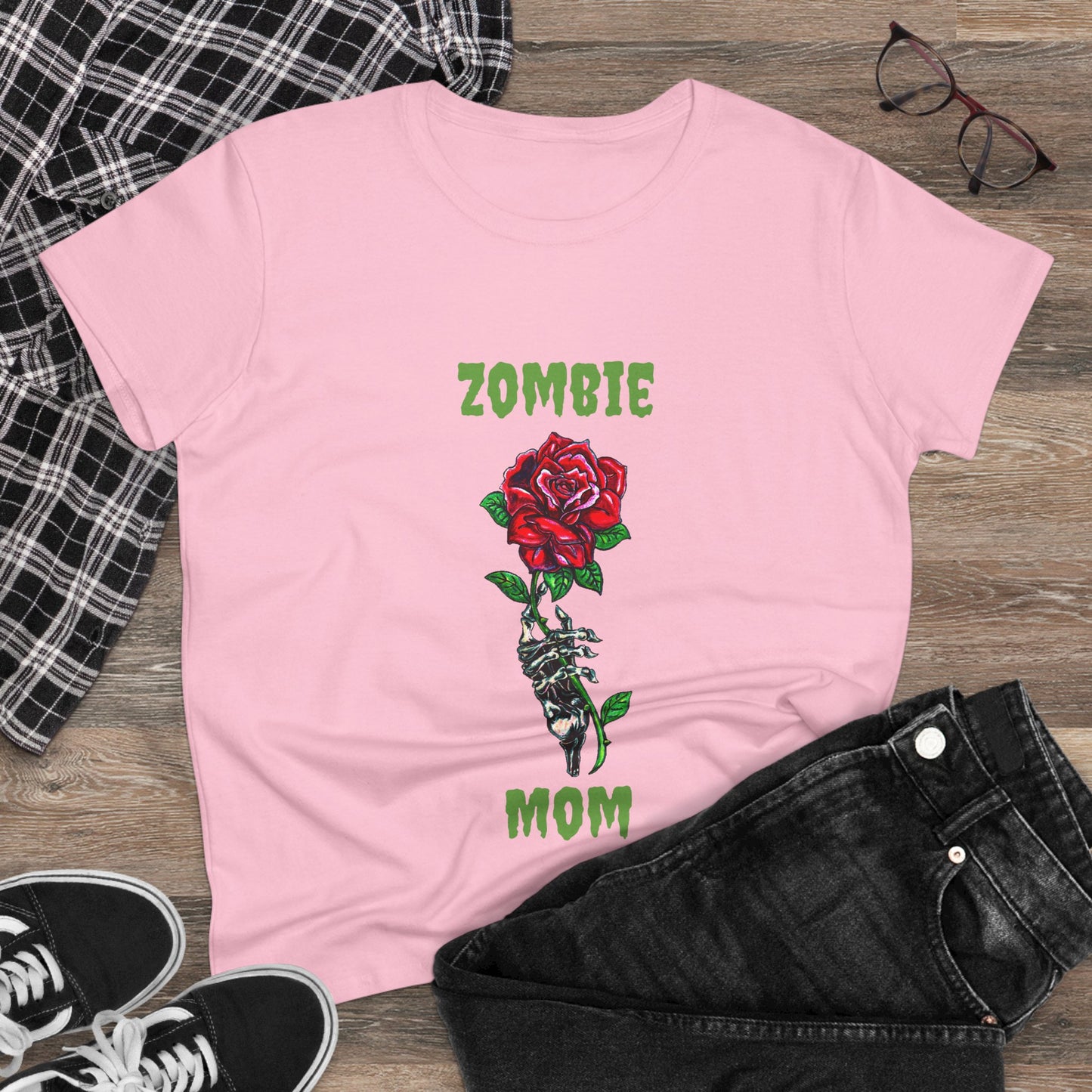 Zombie Mom Women's Midweight Cotton Tee
