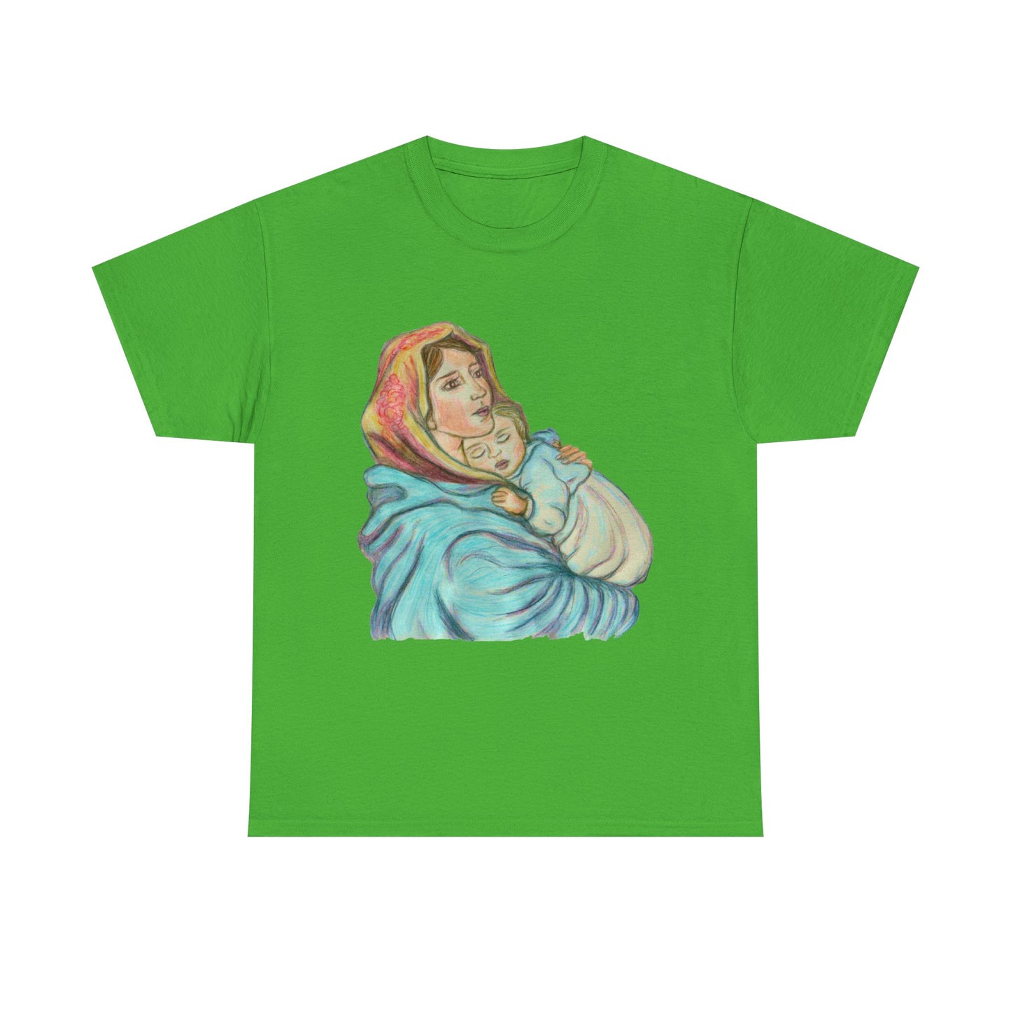 Mother and Child Unisex Heavy Cotton Tee