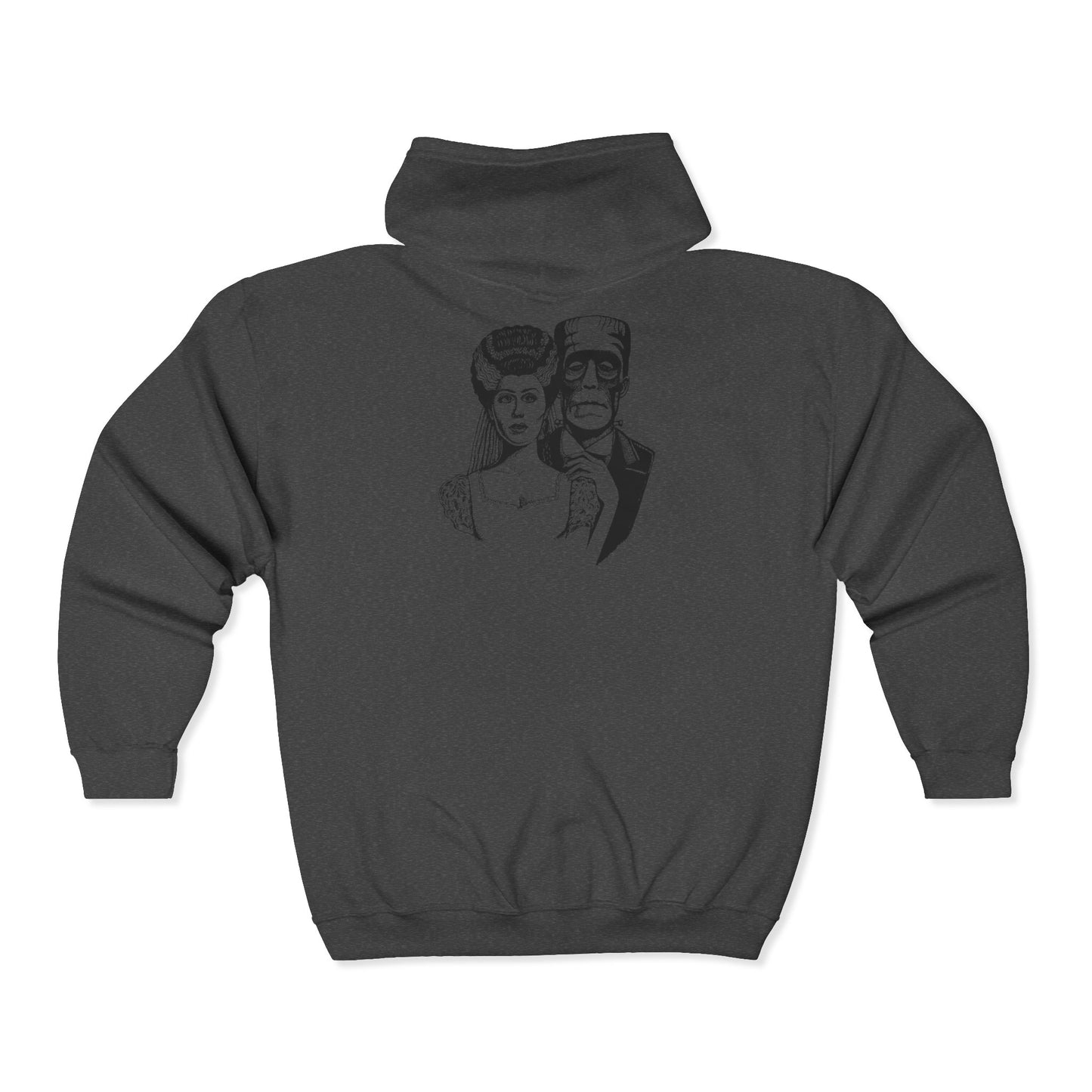 Frankenstein and Bride Unisex Heavy Blend™ Full Zip Hooded Sweatshirt