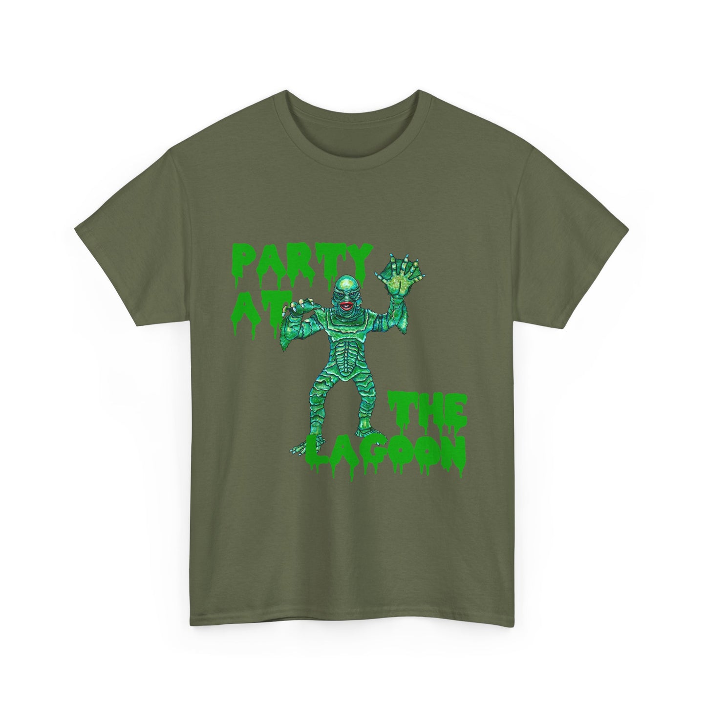 Party at the Lagoon Unisex Heavy Cotton Tee