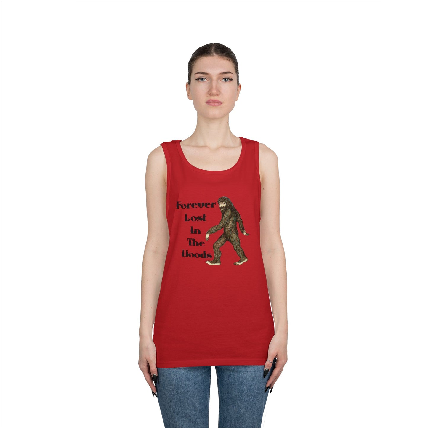 Lost in the Woods Unisex Heavy Cotton Tank Top