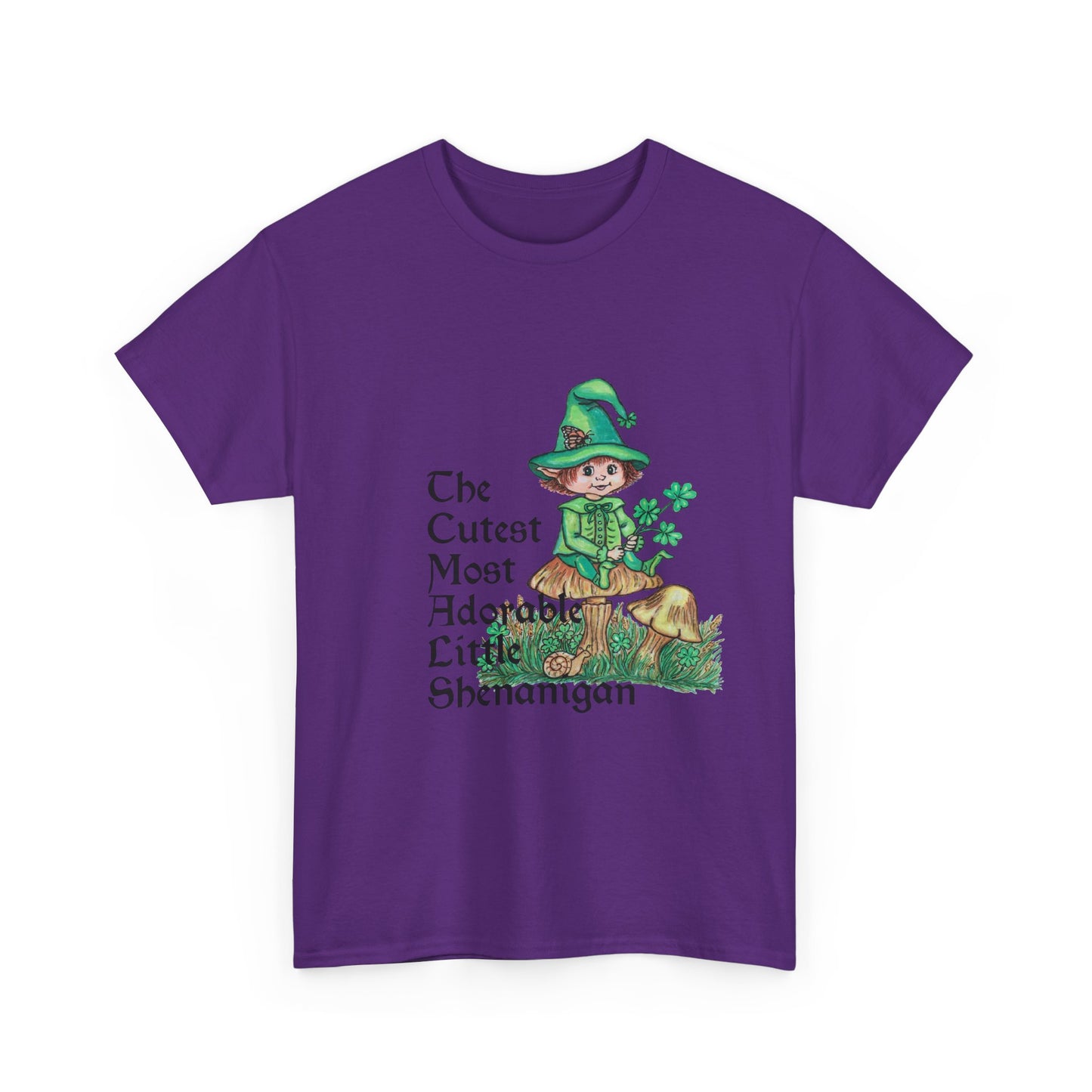 Cutest Leprechaun Unisex Heavy Cotton Tee