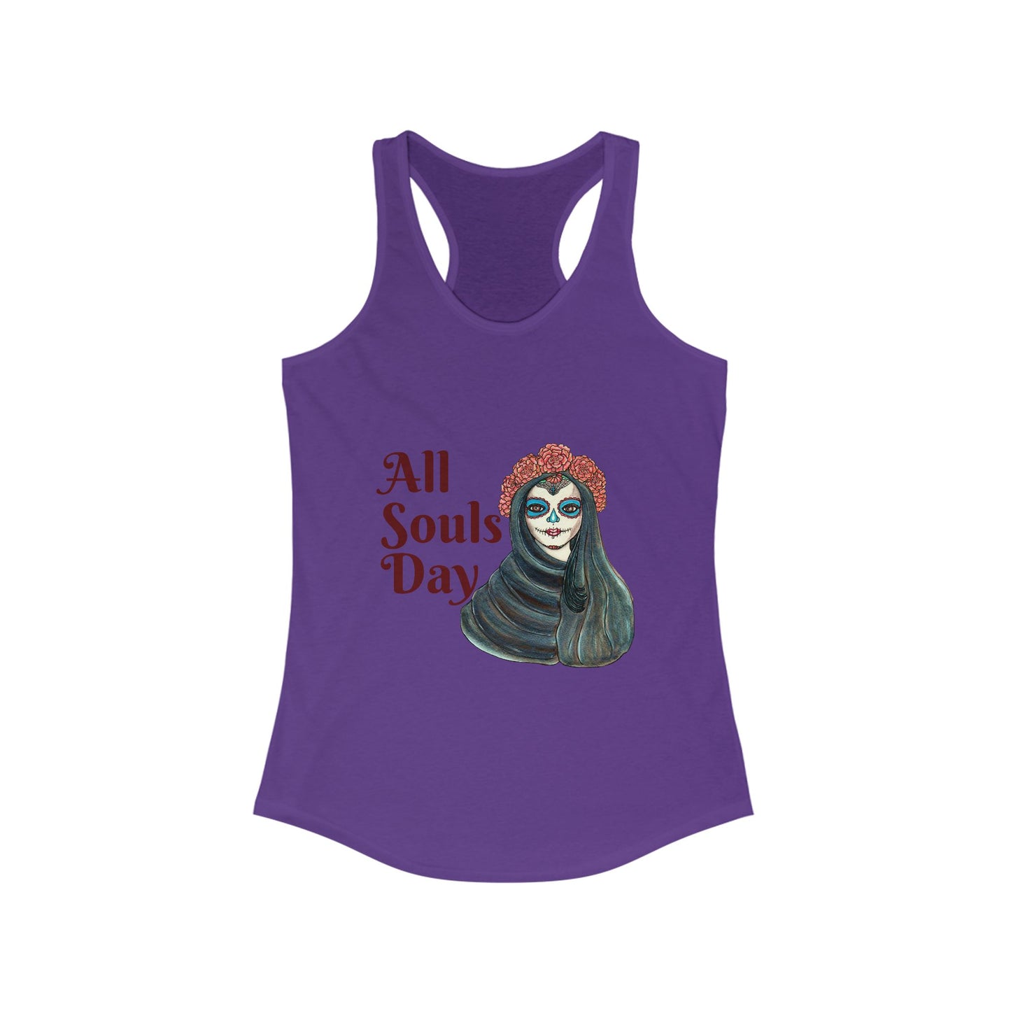 All Souls Day Women's Ideal Racerback Tank