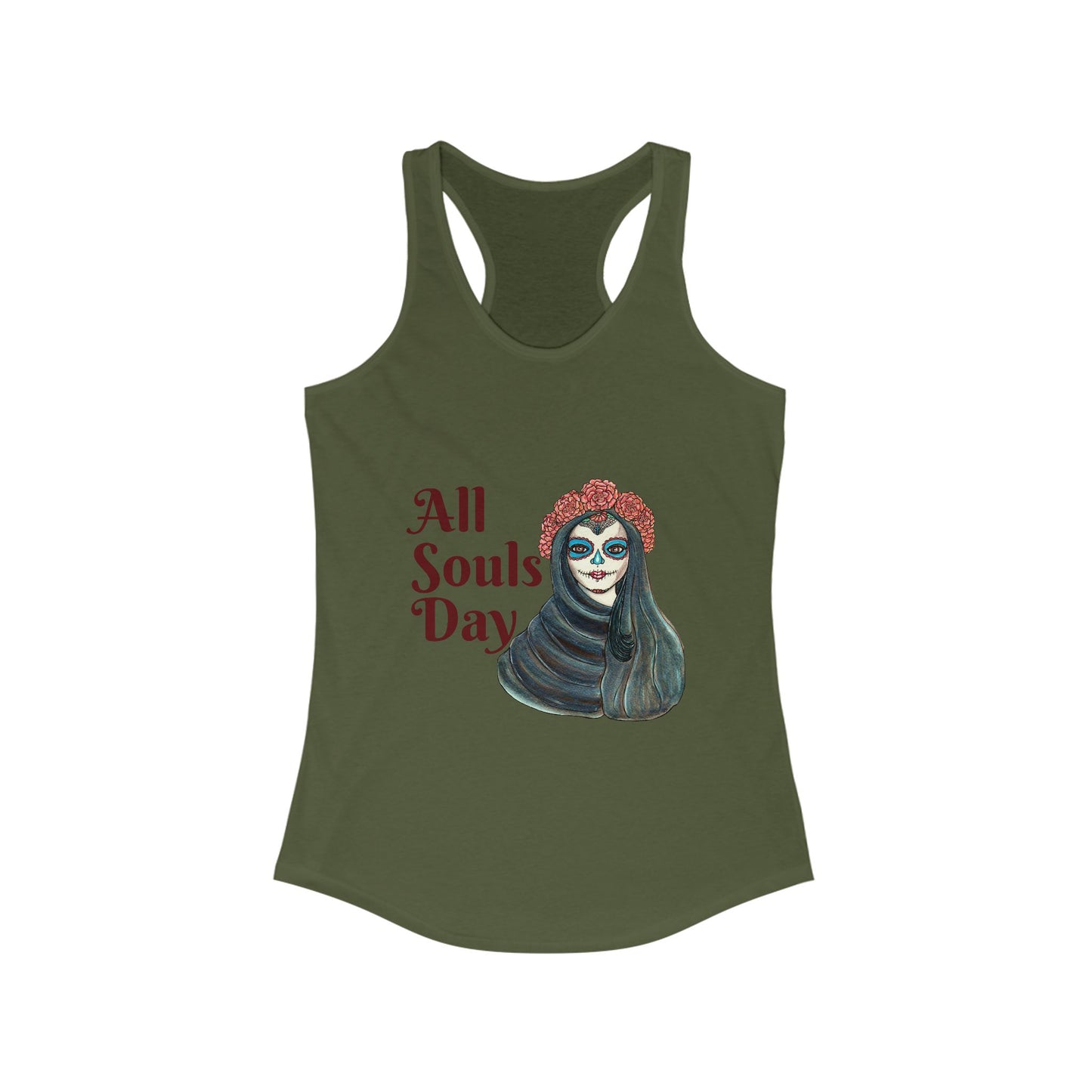 All Souls Day Women's Ideal Racerback Tank