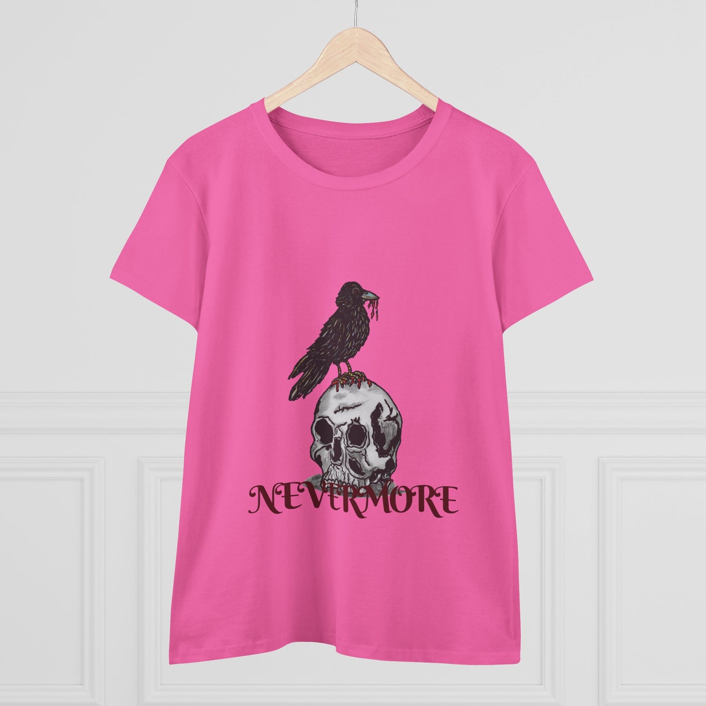 Nevermore Women's Midweight Cotton Tee