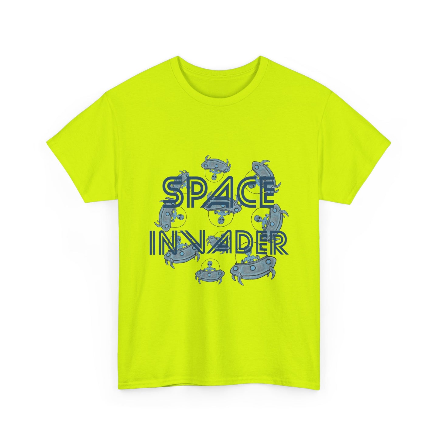 Space Invader Unisex Heavy Cotton Tee