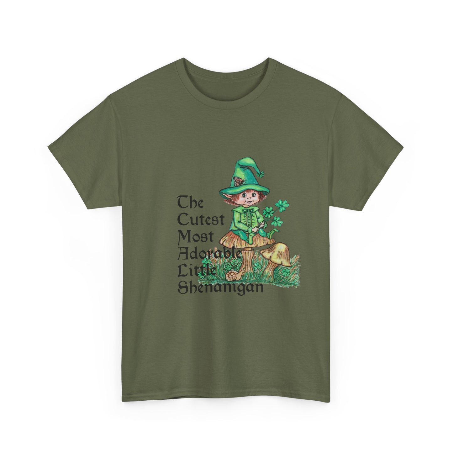 Cutest Leprechaun Unisex Heavy Cotton Tee