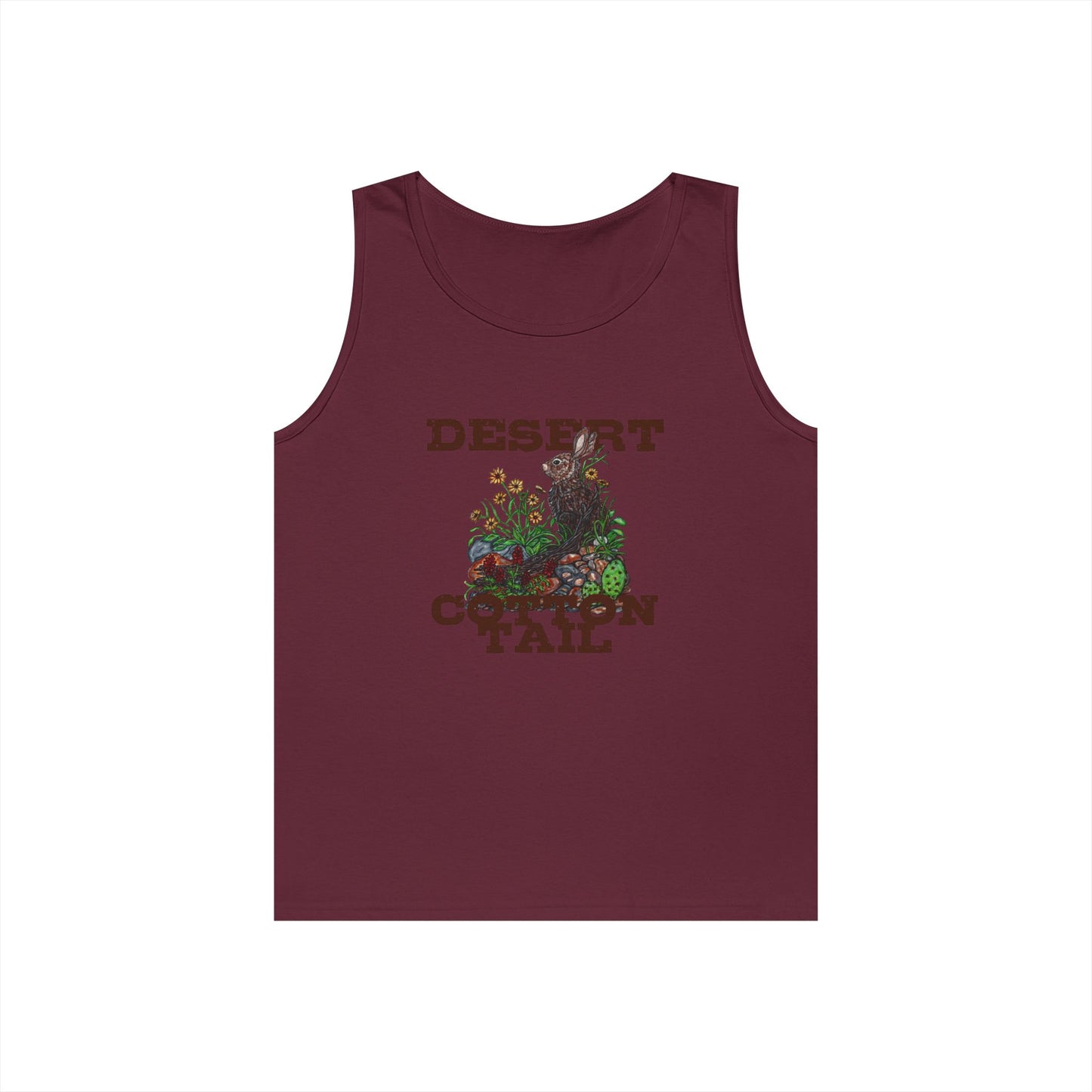 Desert Cottontail Unisex Heavy Cotton Tank Top