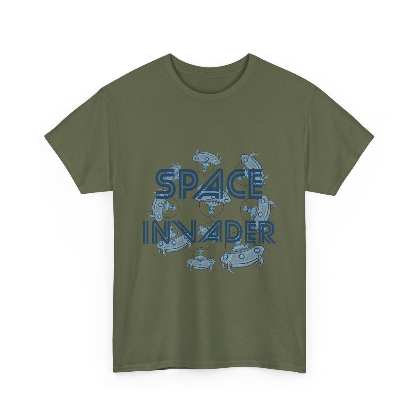 Space Invader Unisex Heavy Cotton Tee