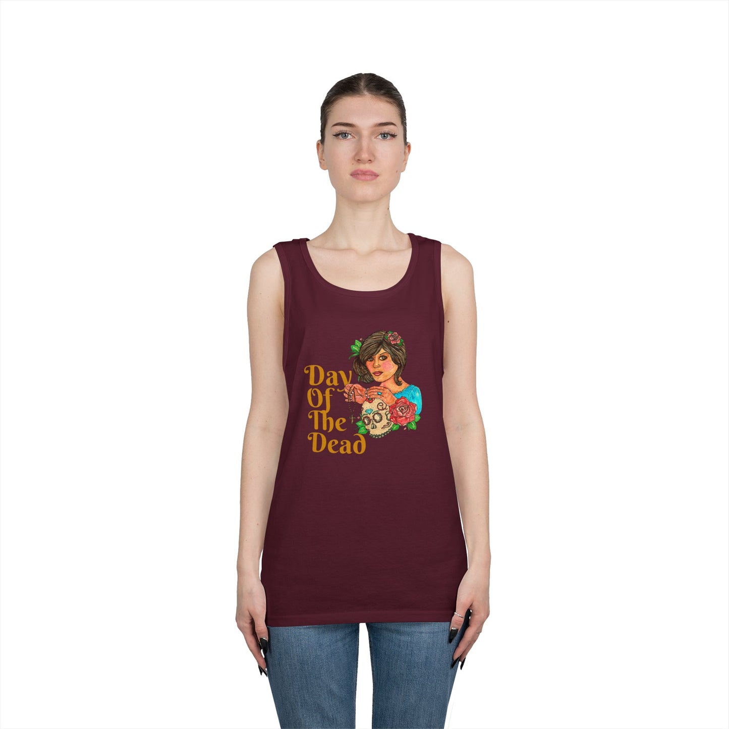 Day of the Dead Unisex Heavy Cotton Tank Top