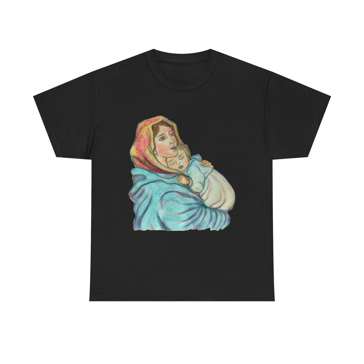 Mother and Child Unisex Heavy Cotton Tee