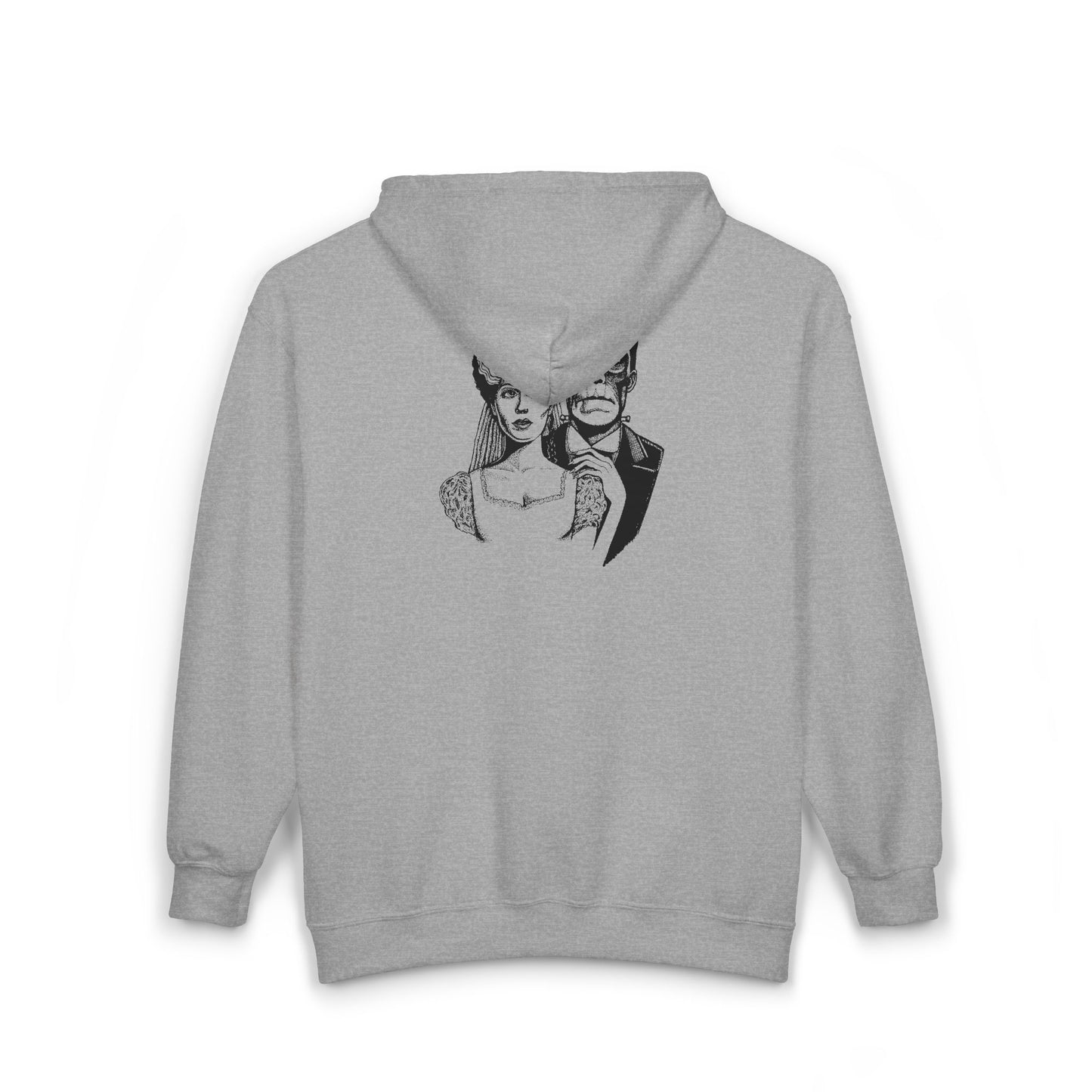 Frankenstein and Bride Unisex Heavy Blend™ Full Zip Hooded Sweatshirt