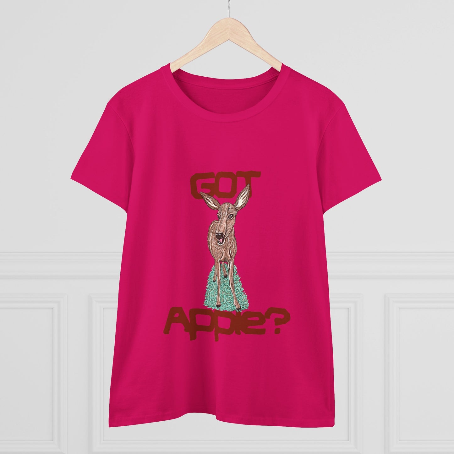 Got Apple? Women's Midweight Cotton Tee
