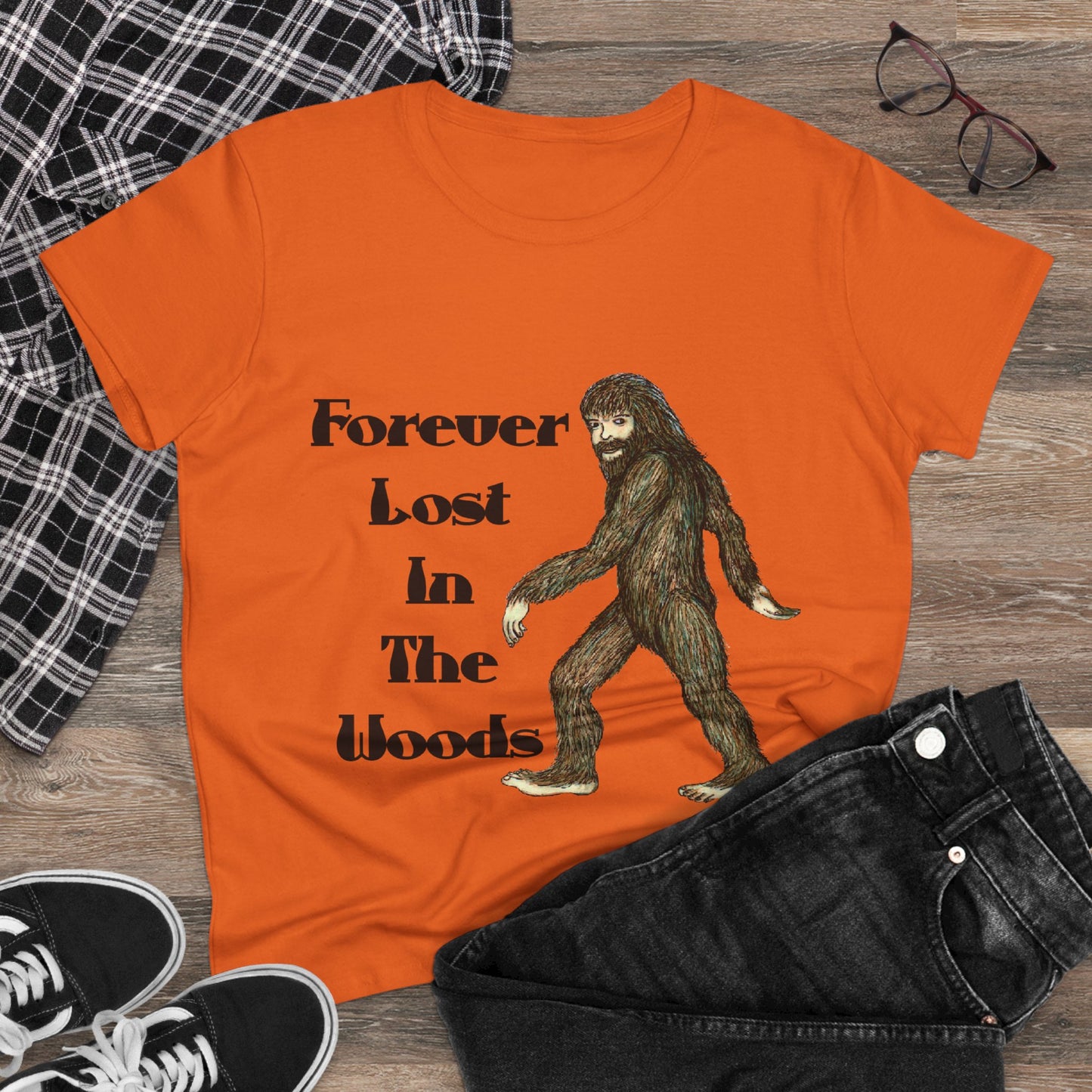 Lost in the Woods Women's Midweight Cotton Tee