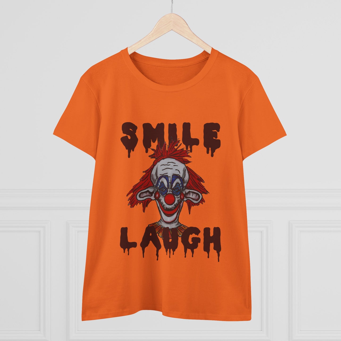 Smile, Laugh Women's Midweight Cotton Tee