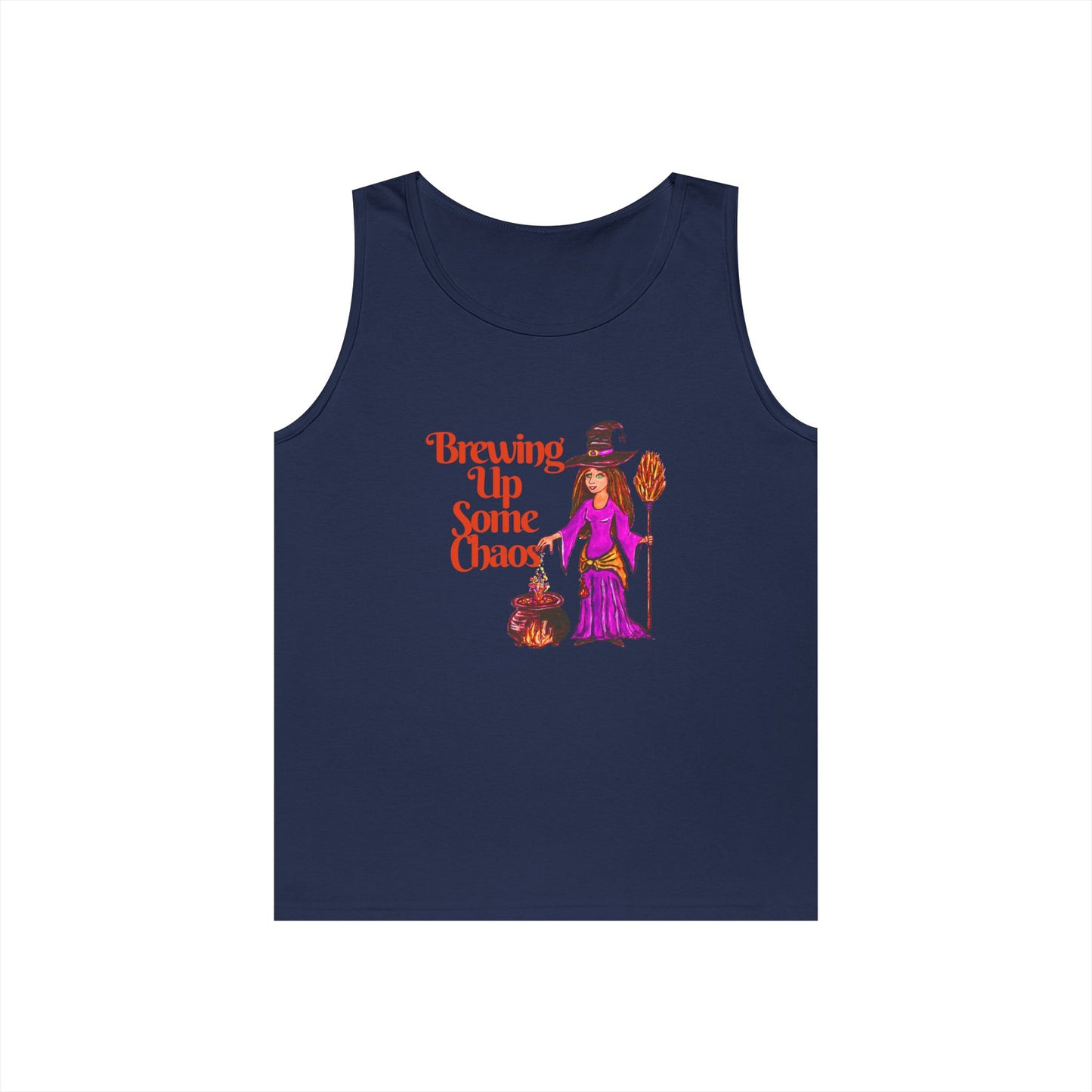 Brewing Up Some Chaos Unisex Heavy Cotton Tank Top
