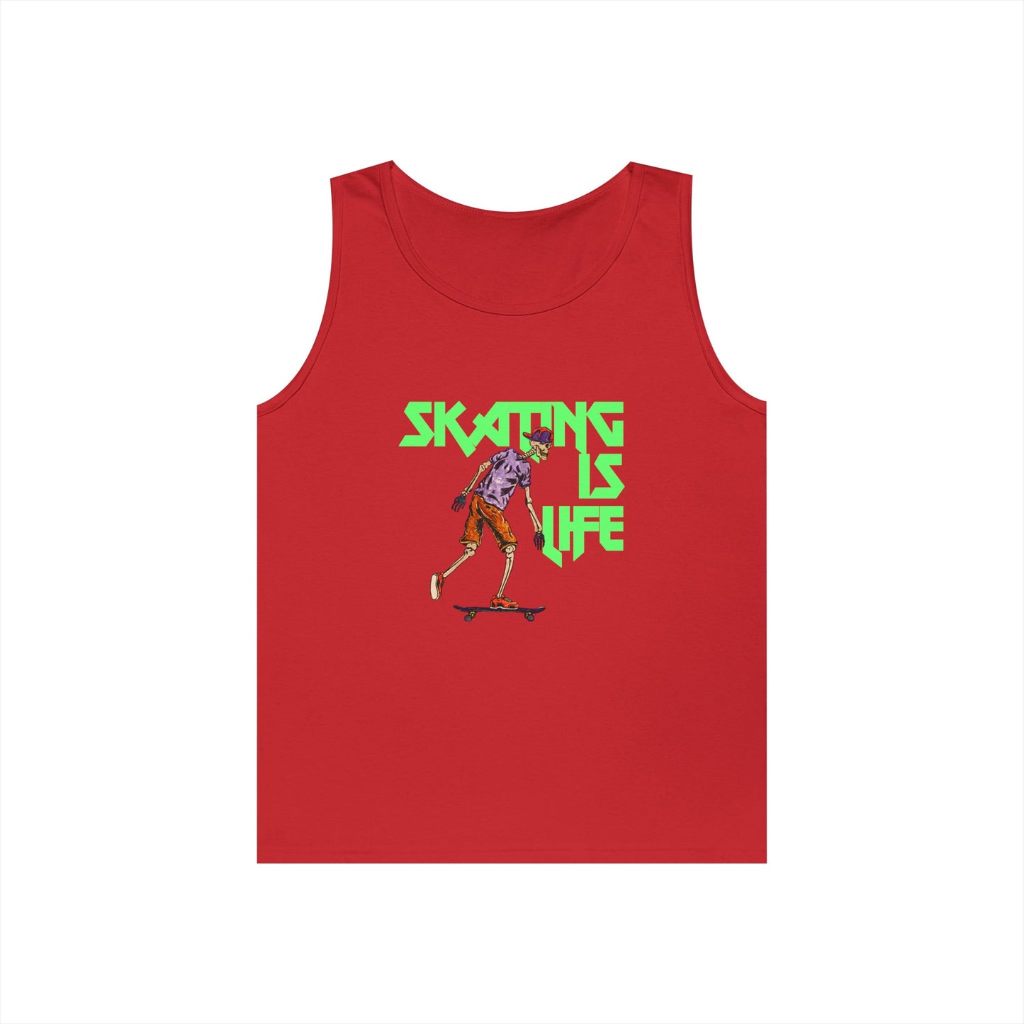 Skating is Life Unisex Heavy Cotton Tank Top