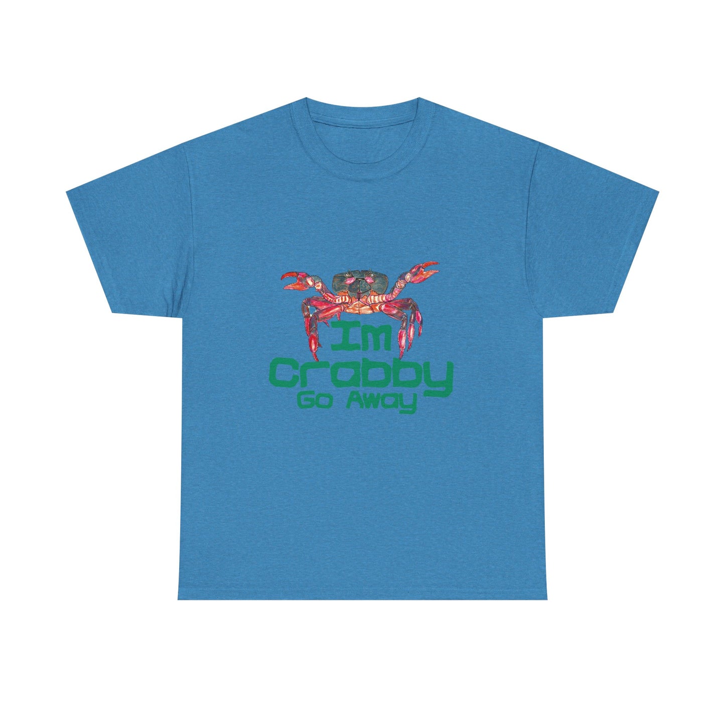 I'm Crabby Go Away Unisex Heavy Cotton Tee