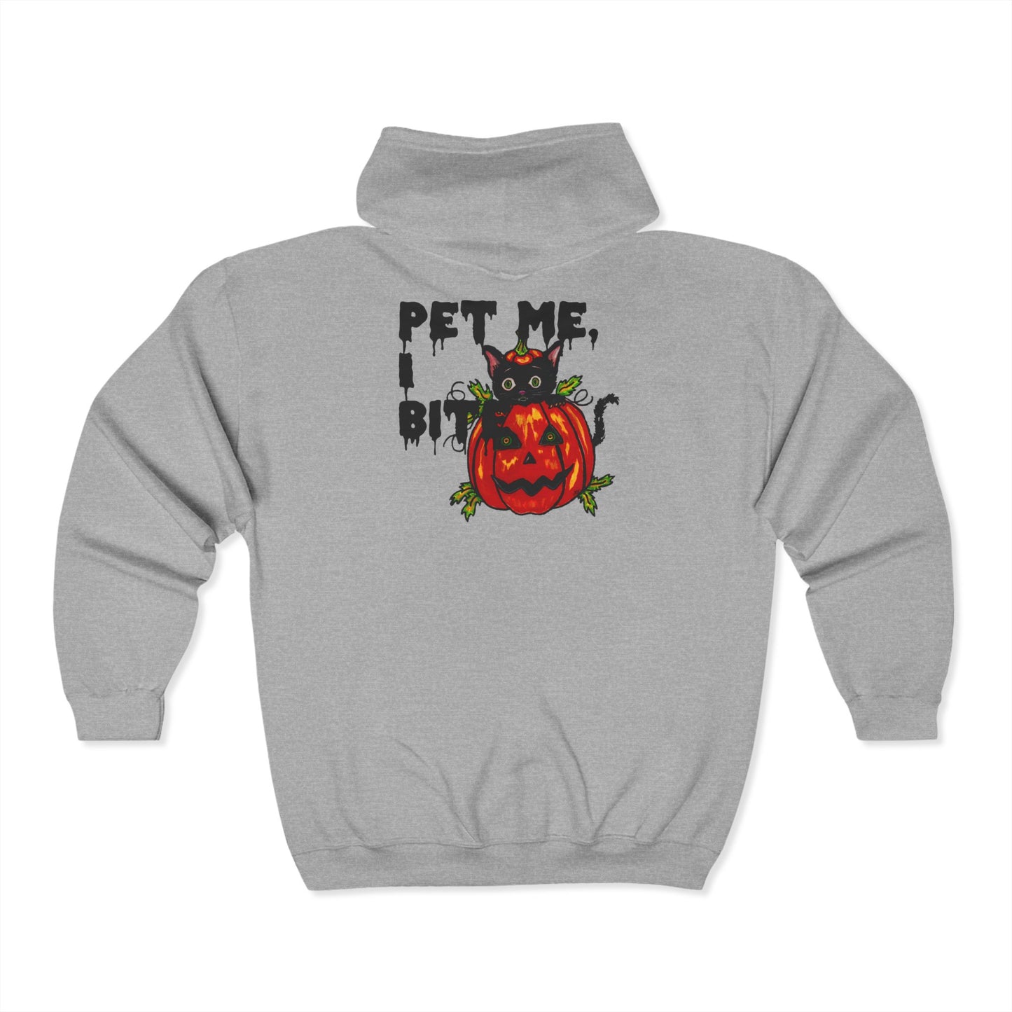 Pet me Unisex Heavy Blend™ Full Zip Hooded Sweatshirt