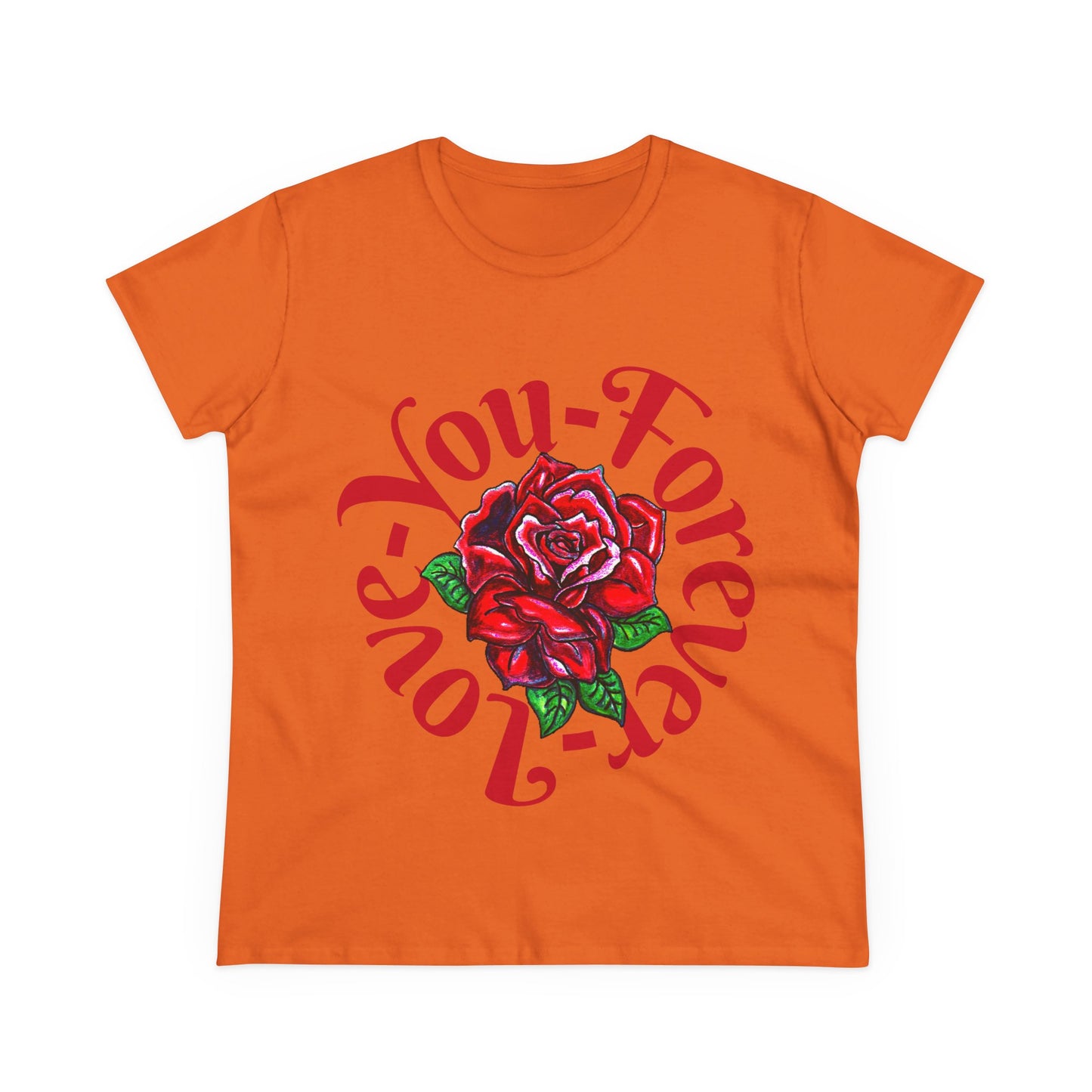 Love You Forever Women's Midweight Cotton Tee