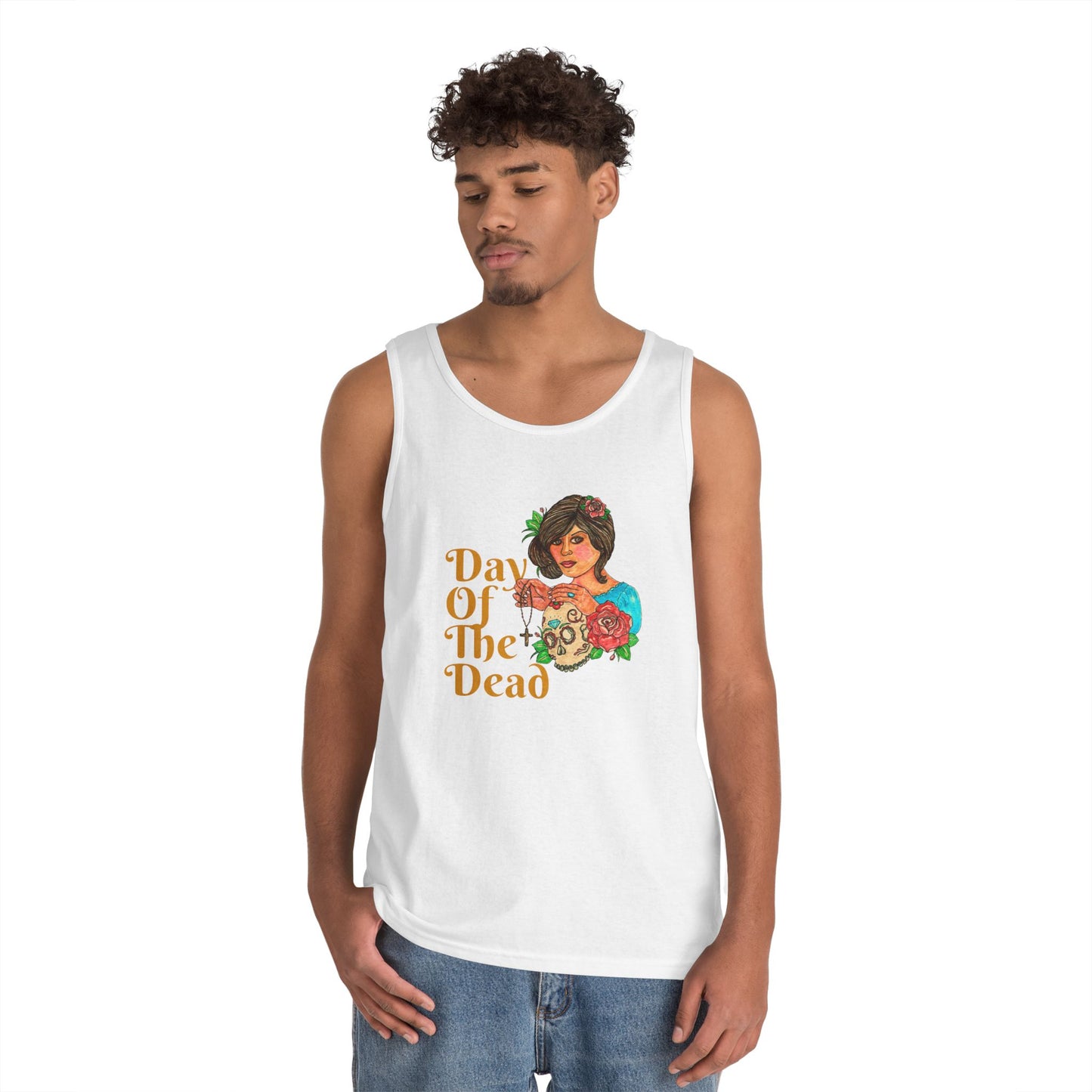 Day of the Dead Unisex Heavy Cotton Tank Top