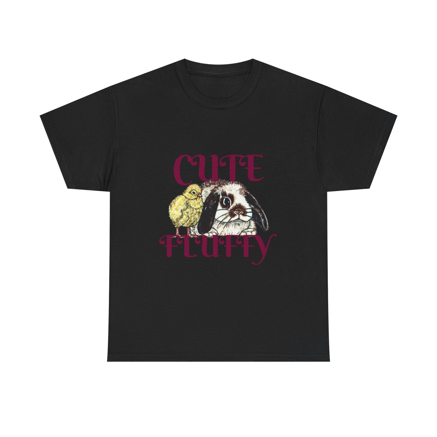 Cute and Fluffy Unisex Heavy Cotton Tee