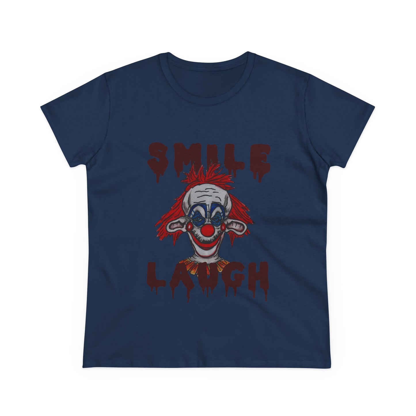 Smile, Laugh Women's Midweight Cotton Tee