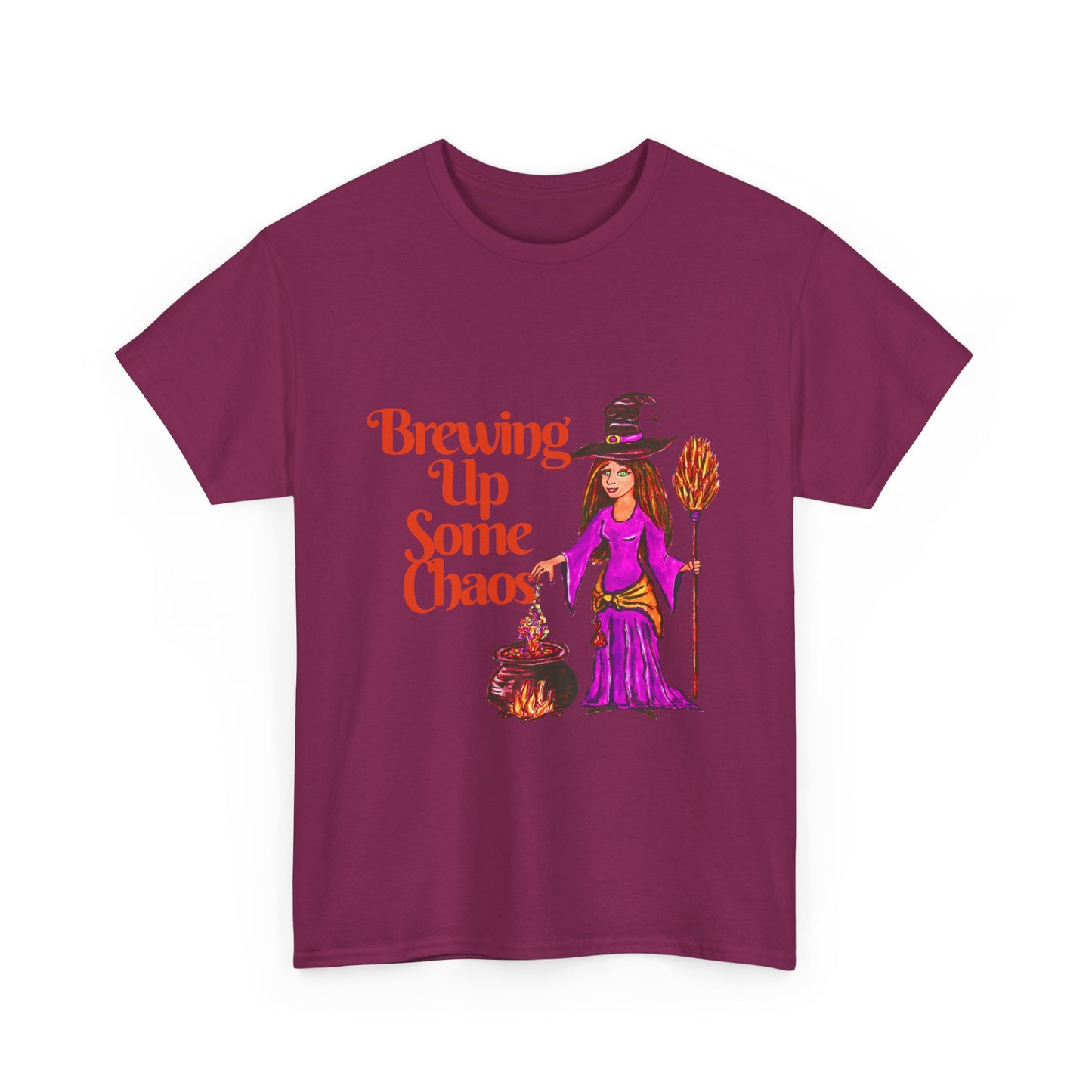Brewing Up Some Chaos Unisex Heavy Cotton Tee