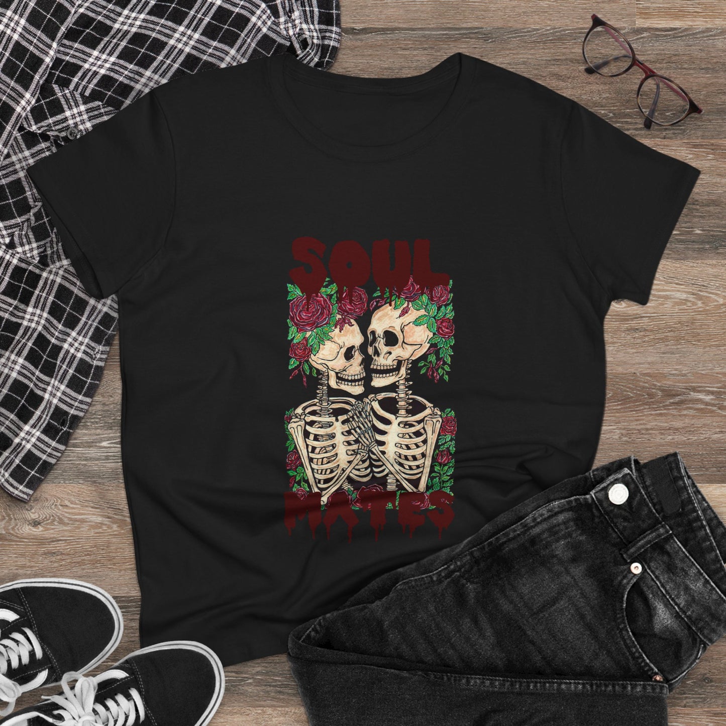 Soul Mates Women's Midweight Cotton Tee